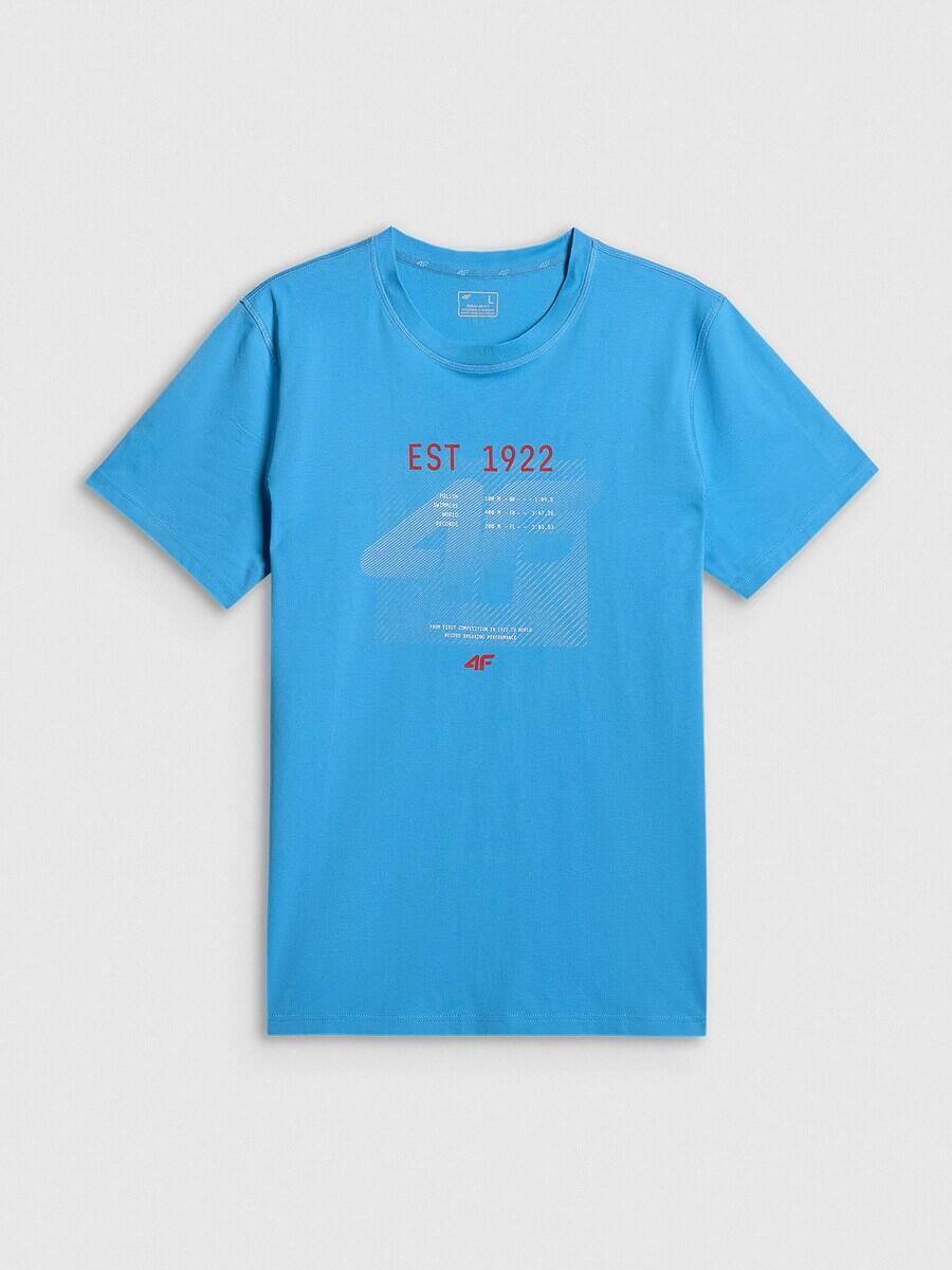 T-shirt bawełniany męski 4F 4FRSS26TTSHM4039 7/7