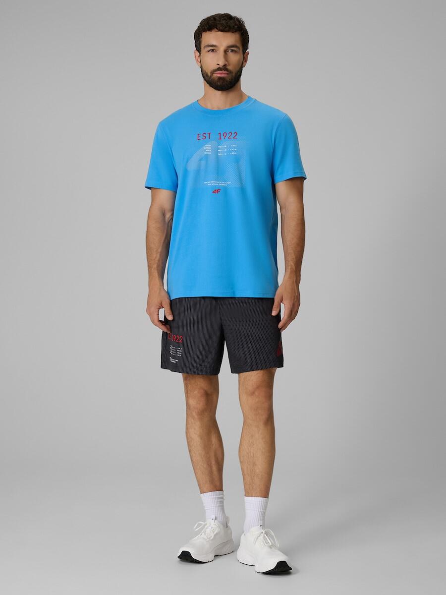 T-shirt bawełniany męski 4F 4FRSS26TTSHM4039 6/7