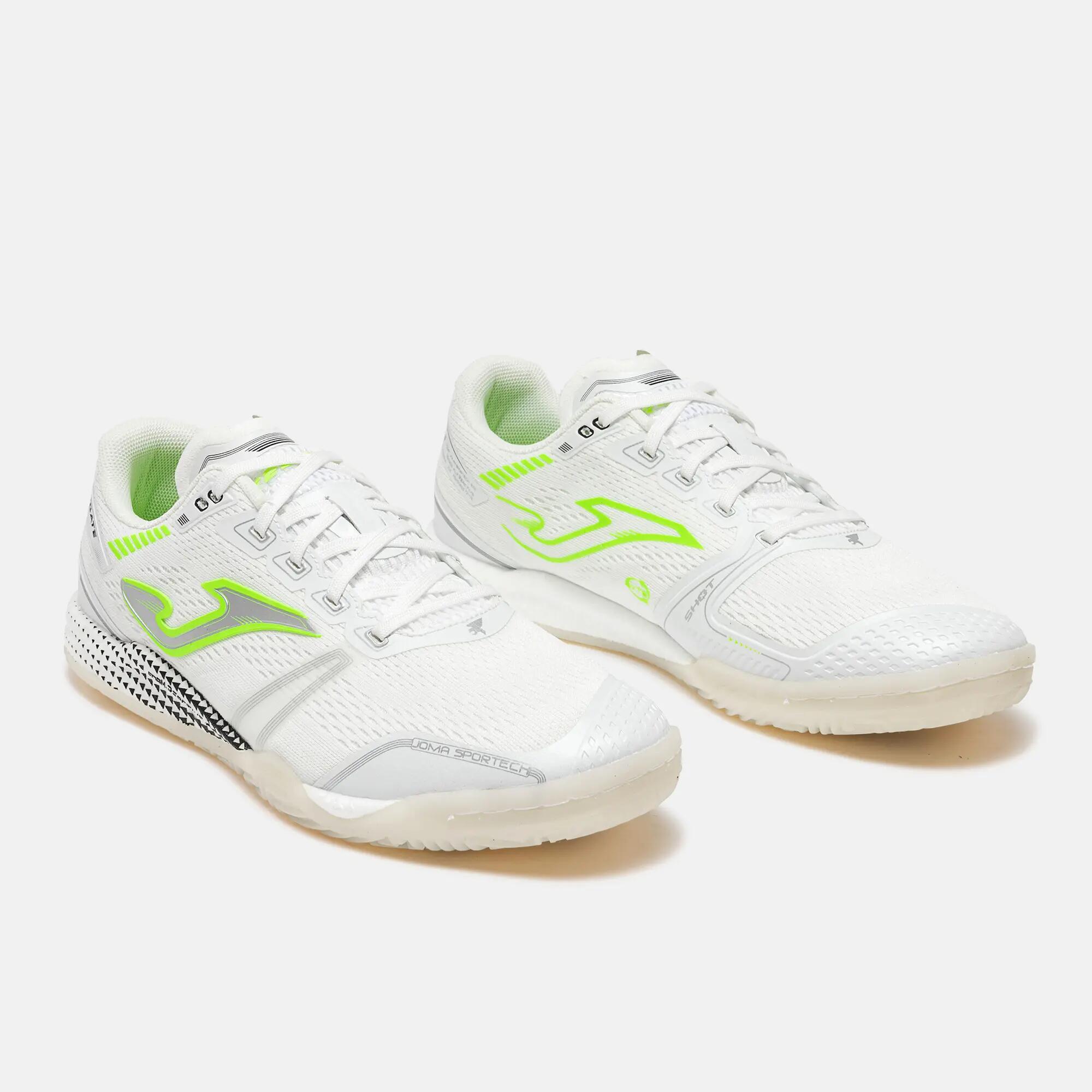 Chaussures Futsal Adulte Joma Regate Ultralight 26 IN Blanc 2/5