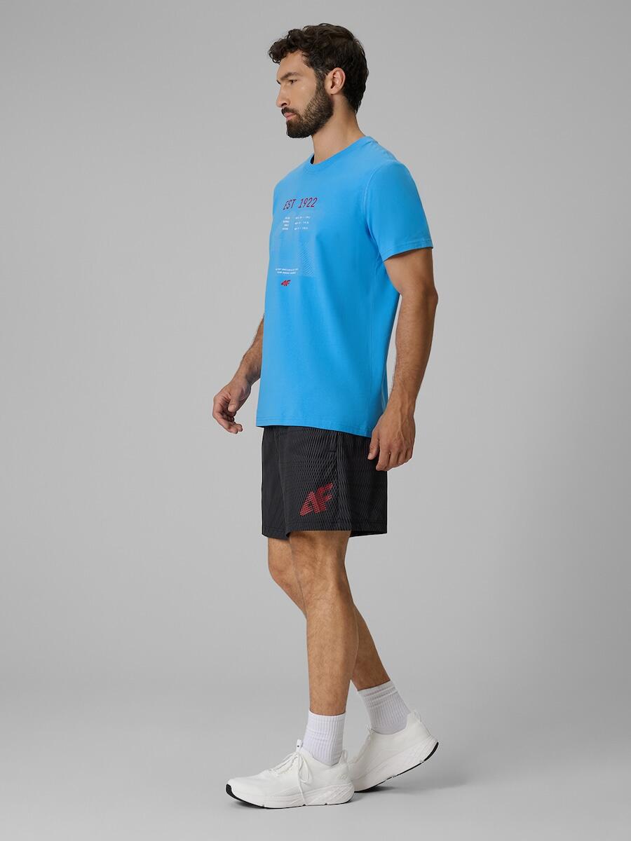 T-shirt bawełniany męski 4F 4FRSS26TTSHM4039 4/7