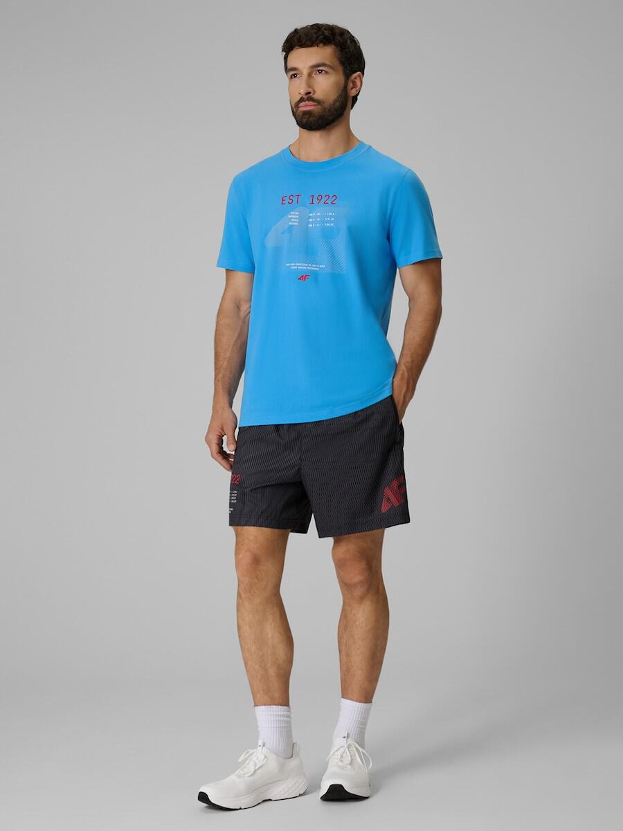 T-shirt bawełniany męski 4F 4FRSS26TTSHM4039 3/7