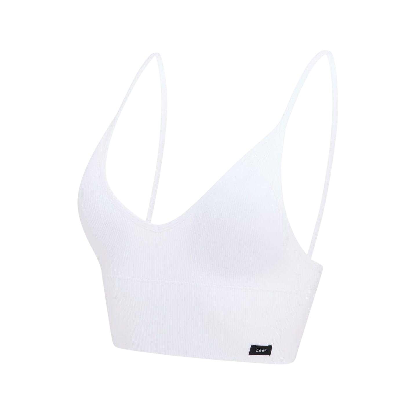 Bralette Linea Lunga Ritagliata Donna Lee Bianco 4/4