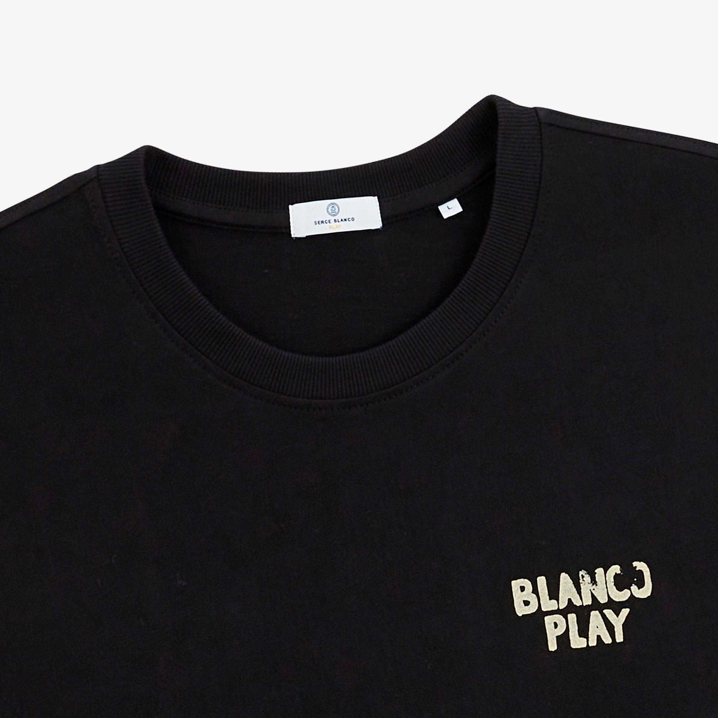 T-shirt a maniche corte oversize Thor Play stampata 3/4