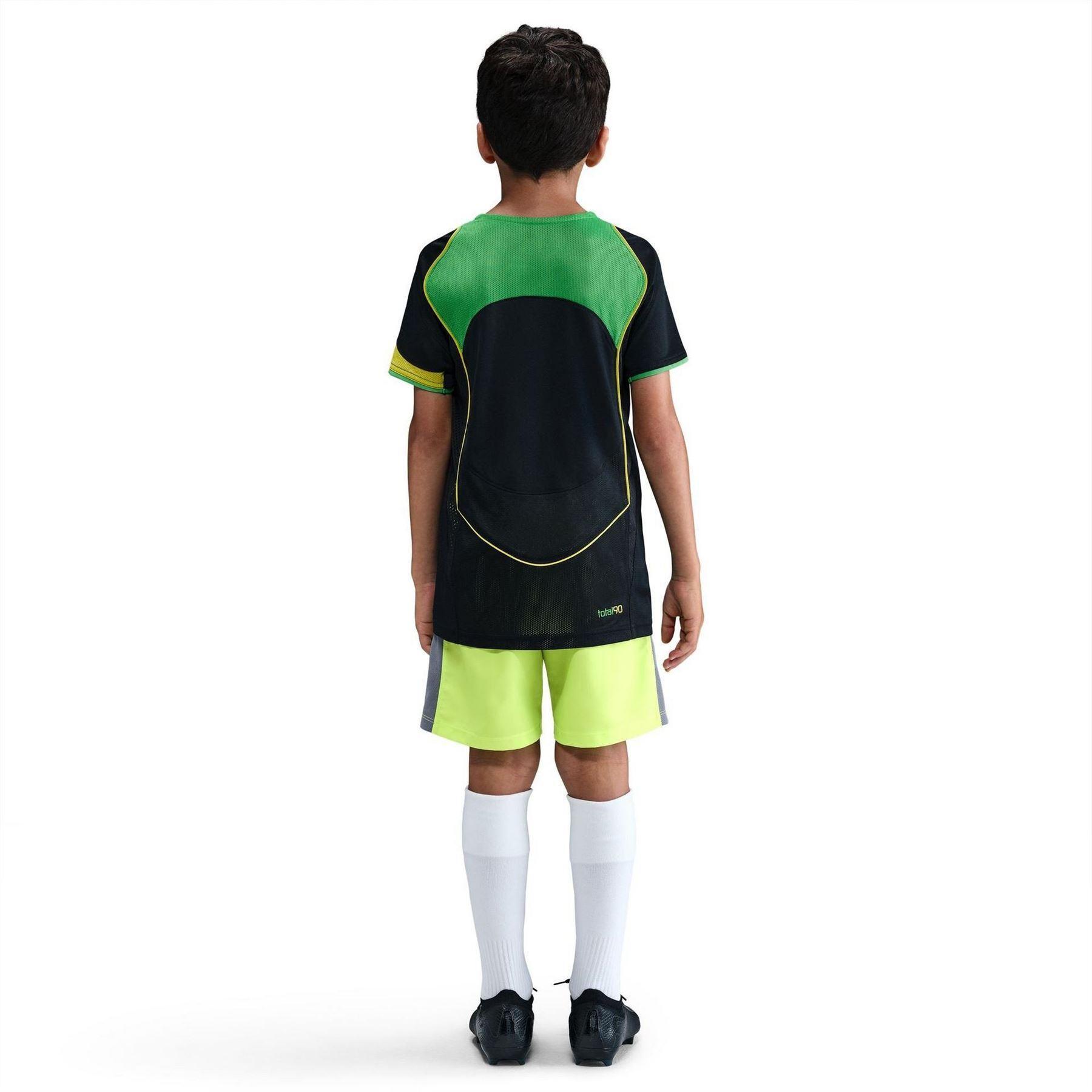Maglia Bordato DriFIT Bambini Nike T90 Nero Verde 4/5