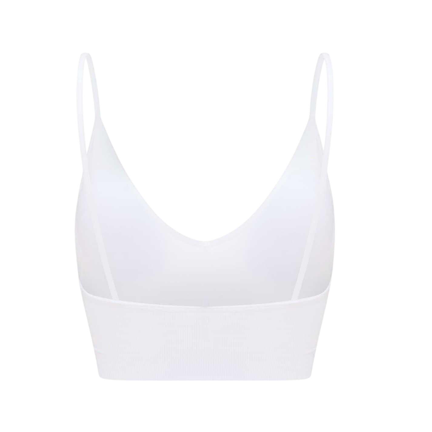 Bralette Linea Lunga Ritagliata Donna Lee Bianco 2/4