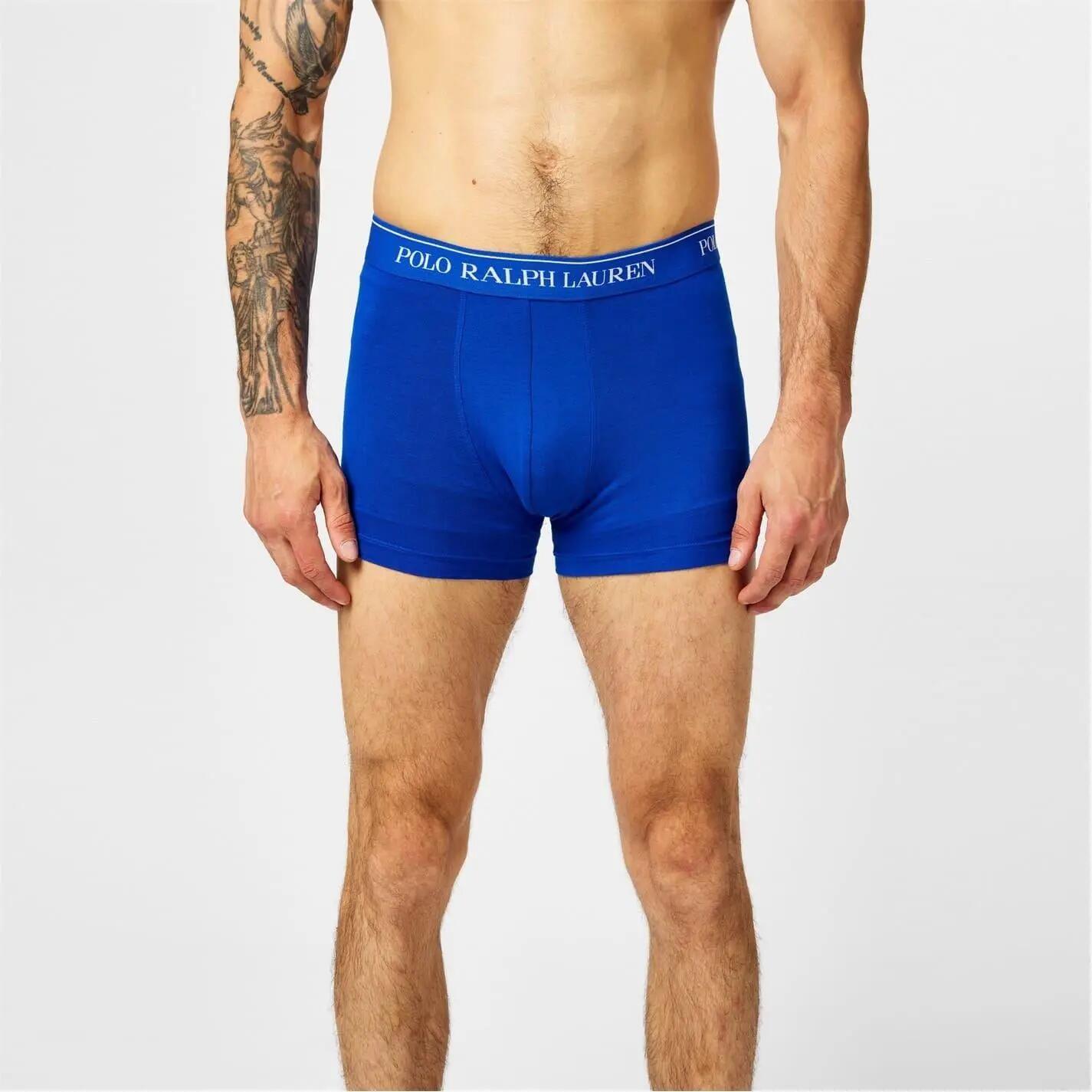 Boxershorts für (3erPack) Herren Floral/Blau 2/5