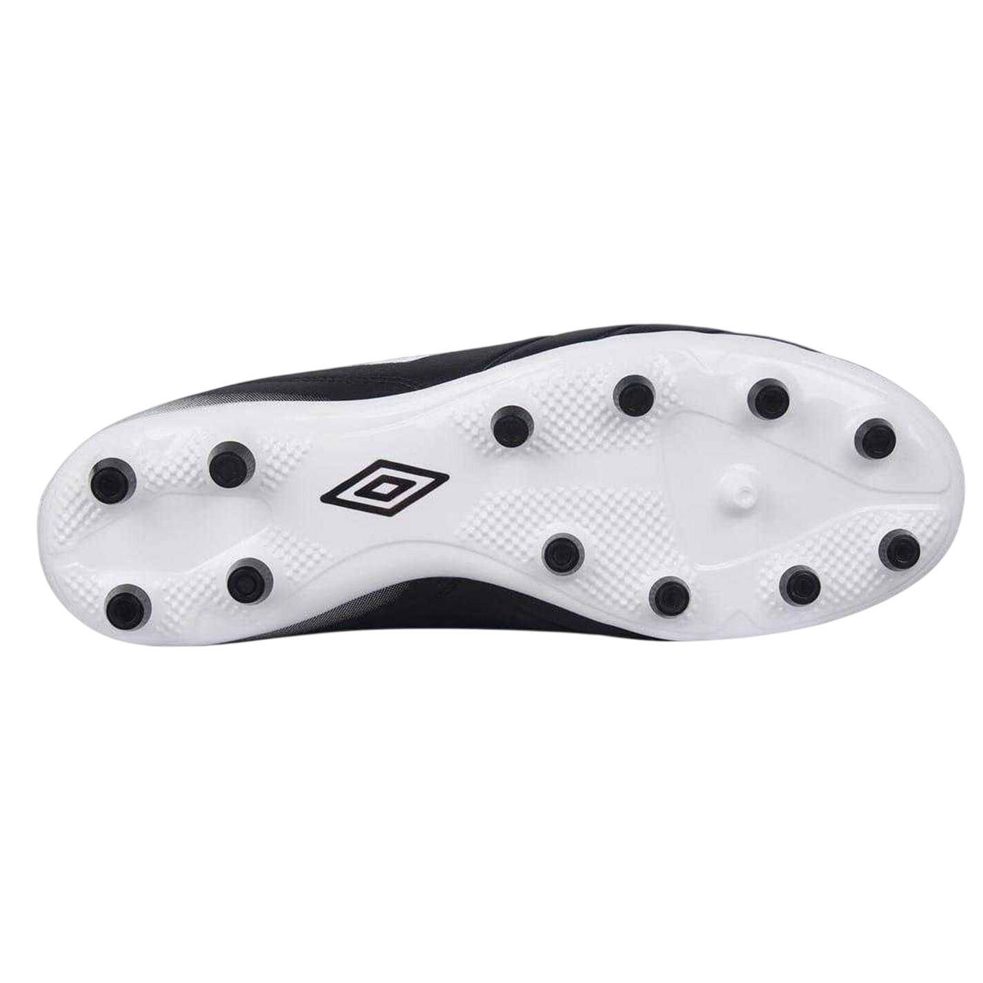 Chaussures De Foot Pour Terrain Ferme CALCIO Homme (Noir / Blanc) 4/4