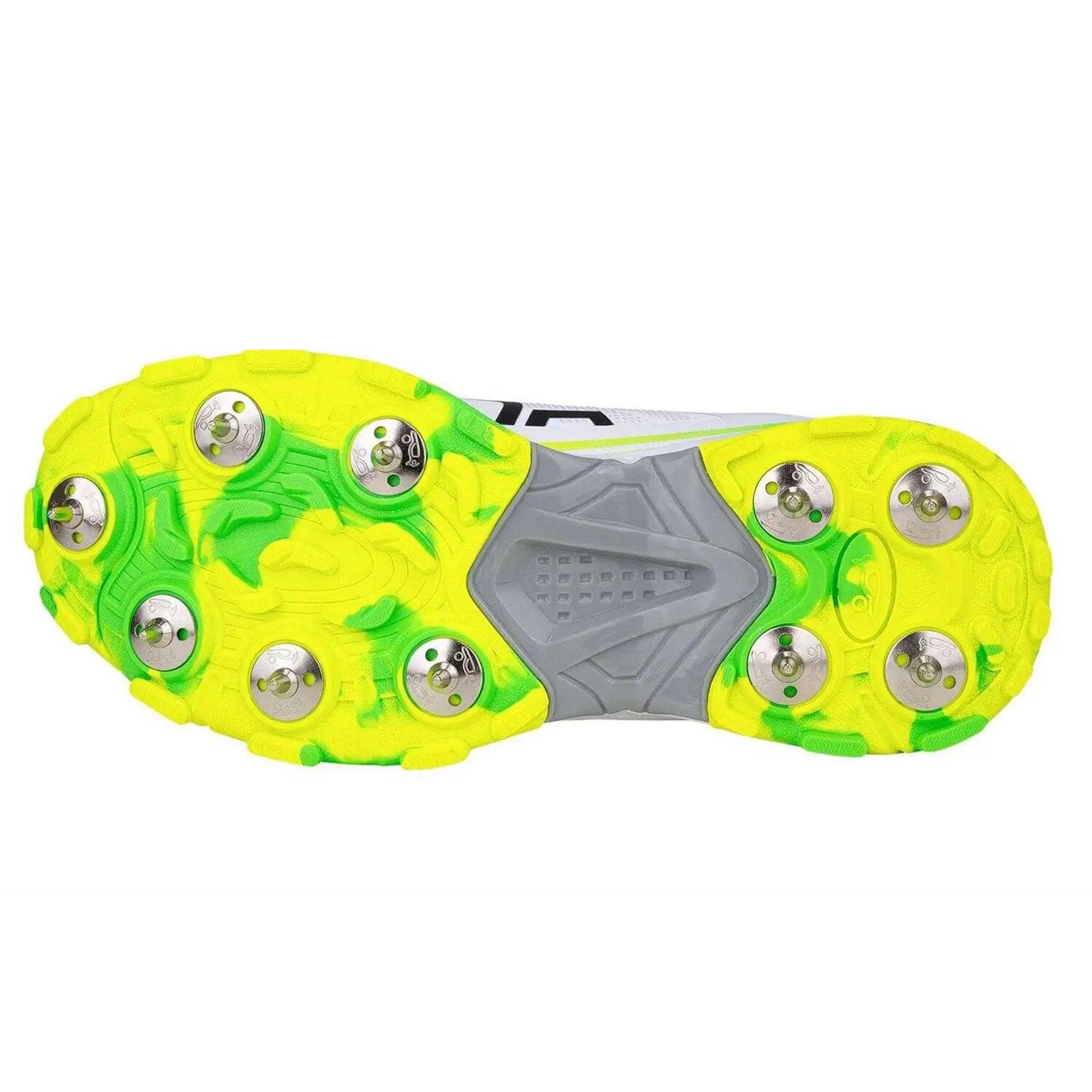Chaussures De Cricket PRO Homme (Blanc / Vert) 4/5