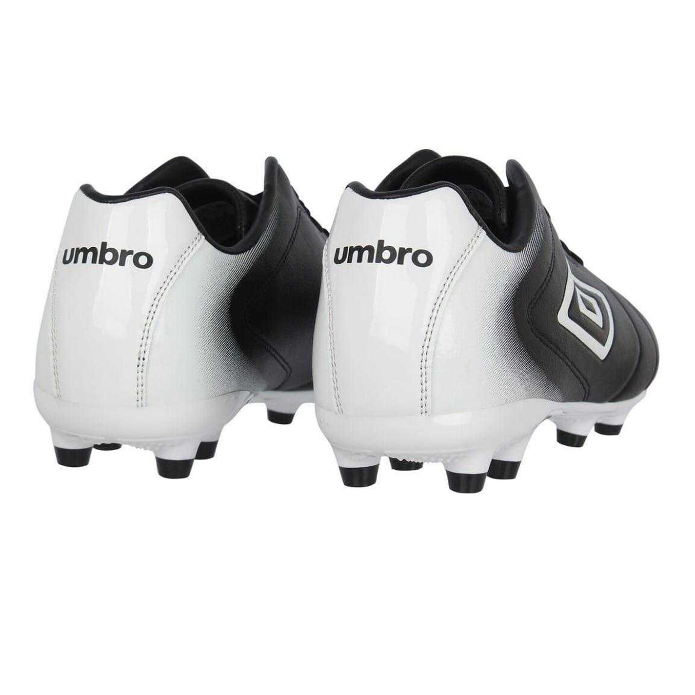 Chaussures De Foot Pour Terrain Ferme CALCIO Homme (Noir / Blanc) 2/4