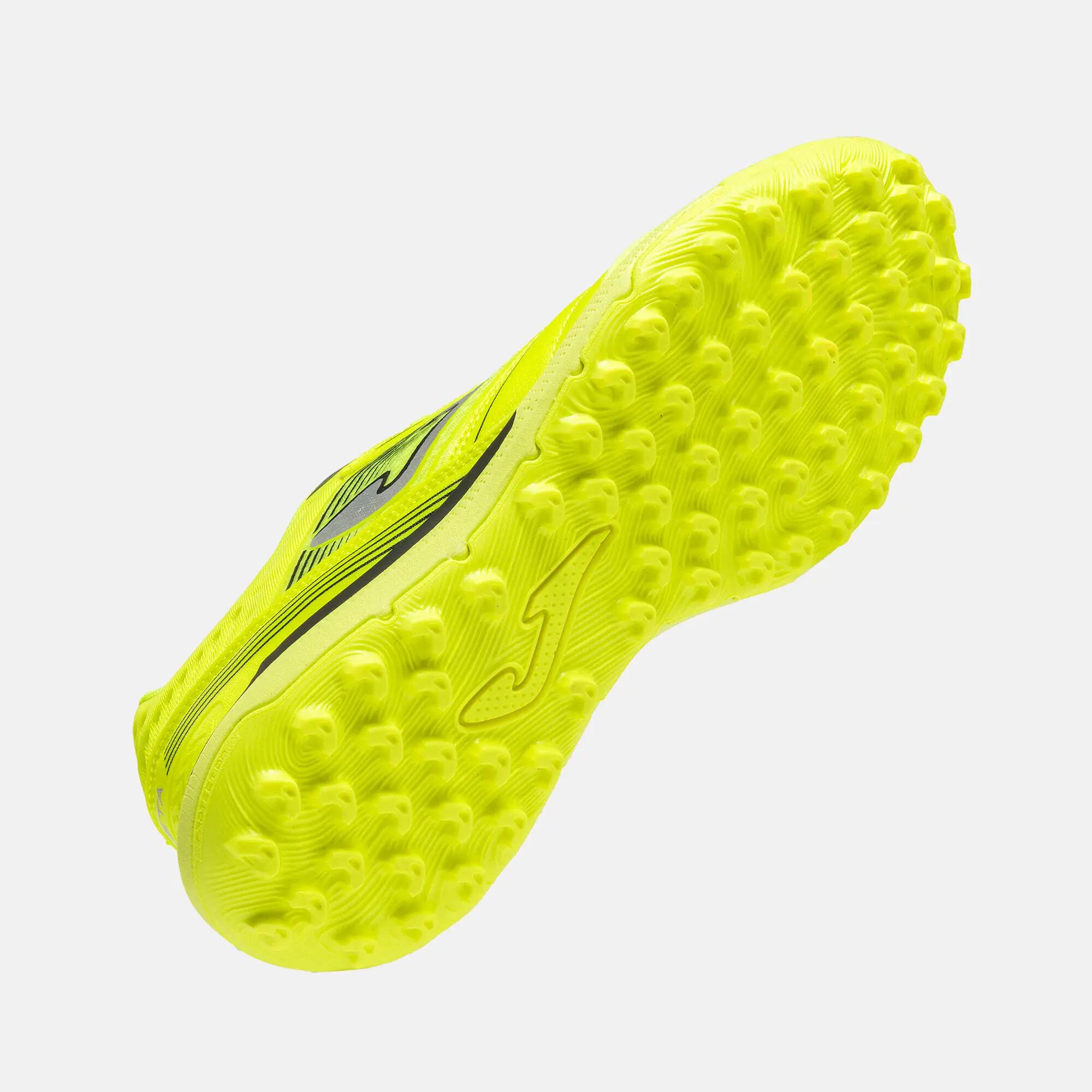 Chaussures Football Football Adulte Joma Gambeta 26 TF Jaune Fluo 5/5