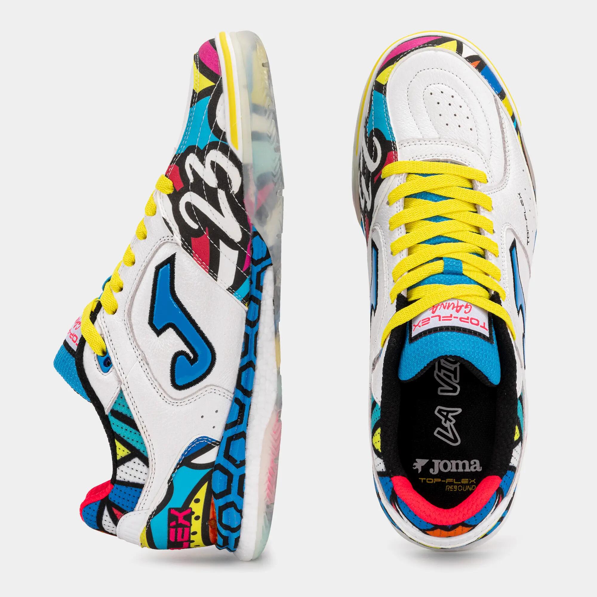 Zapatillas Fútbol Sala Adulto Joma Top Flex Rebound 26 IN Blanco 4/5