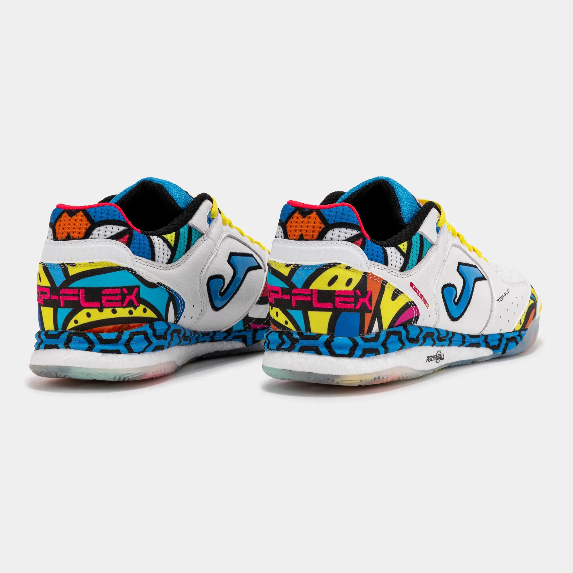 Zapatillas Fútbol Sala Adulto Joma Top Flex Rebound 26 IN Blanco 3/5