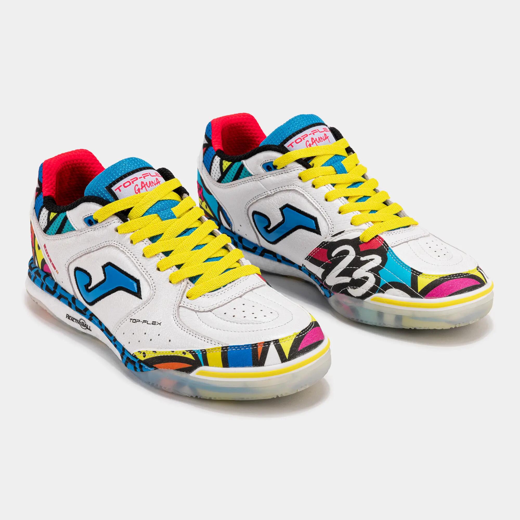Zapatillas Fútbol Sala Adulto Joma Top Flex Rebound 26 IN Blanco 2/5