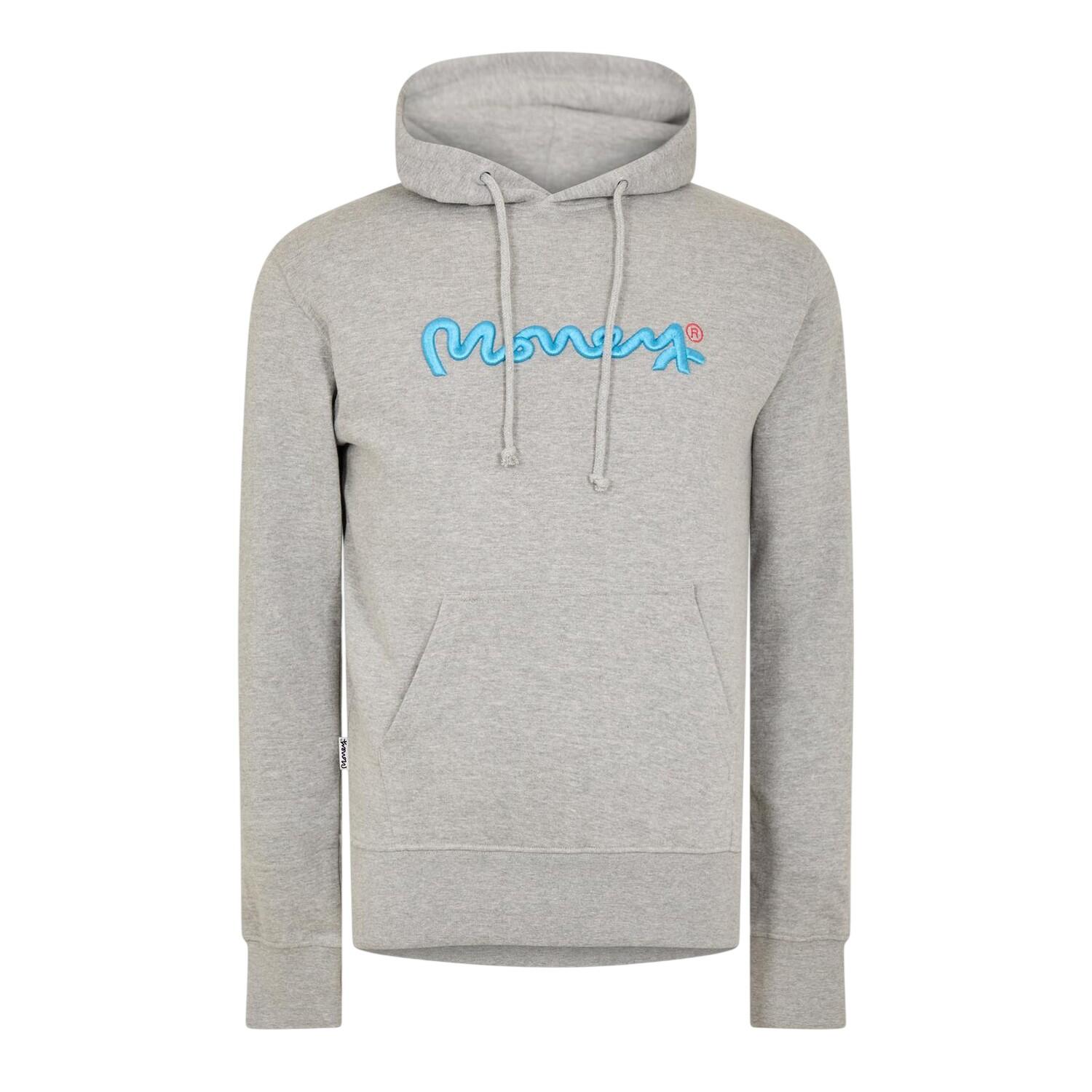 Felpa Con Cappuccio Braciola Uomo Money Grigio 2/4