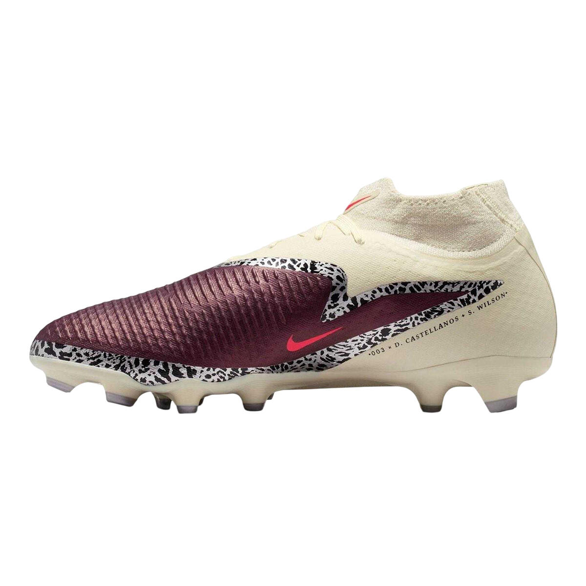 Chaussures De Foot Pour Terrain Ferme PHANTOM ACADEMY Homme (Bordeaux / Imprimé 2/4