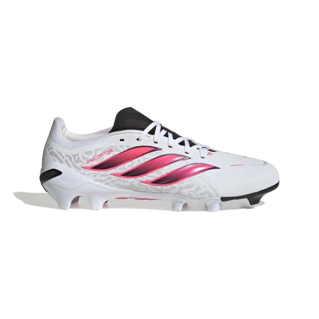 Adidas Predator League FG Boots White, Black and Pink