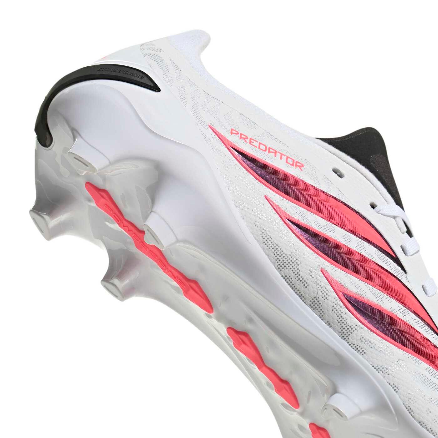 Crampons Adidas Predator League FG Blanc, noir et rose 7/14