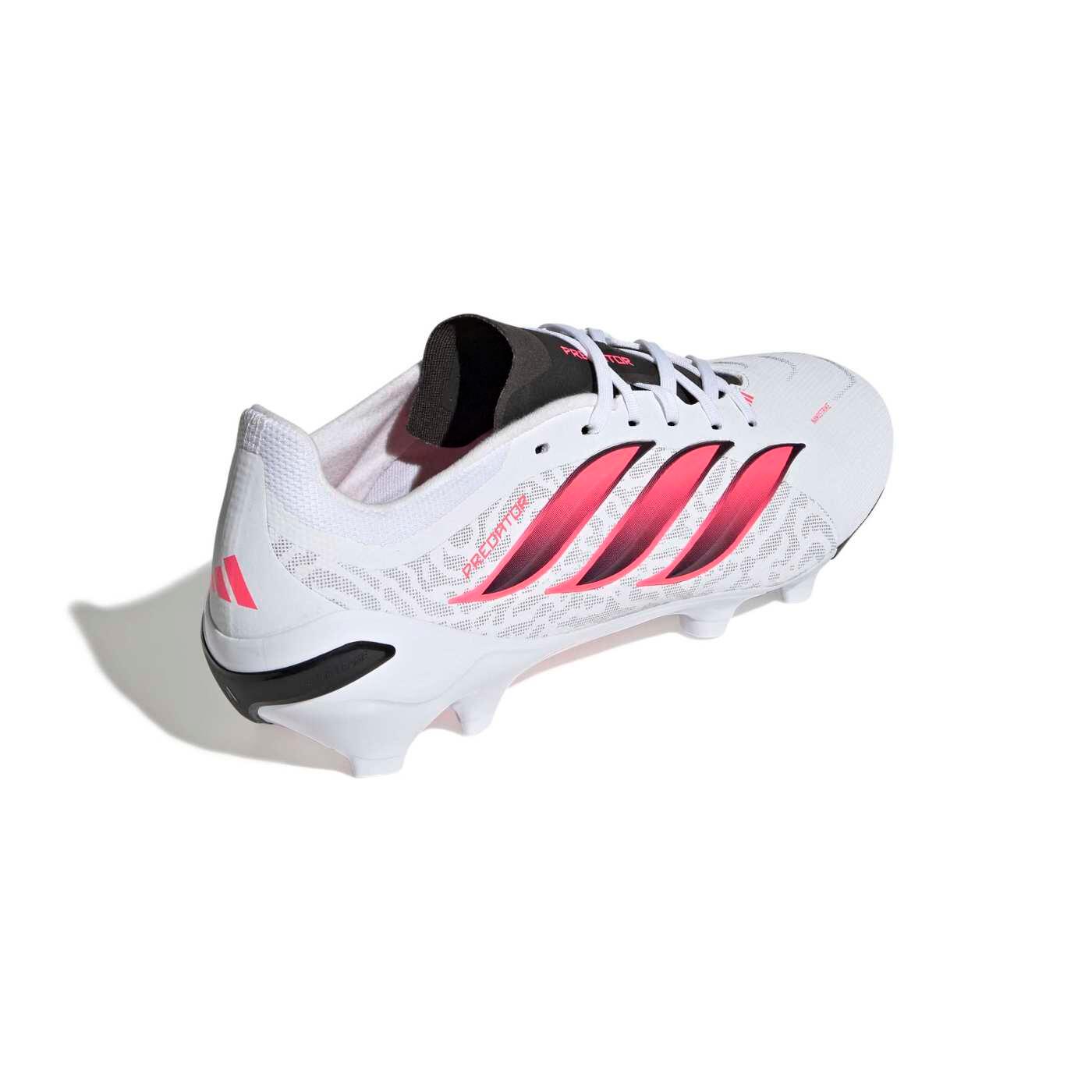Crampons Adidas Predator League FG Blanc, noir et rose 5/14