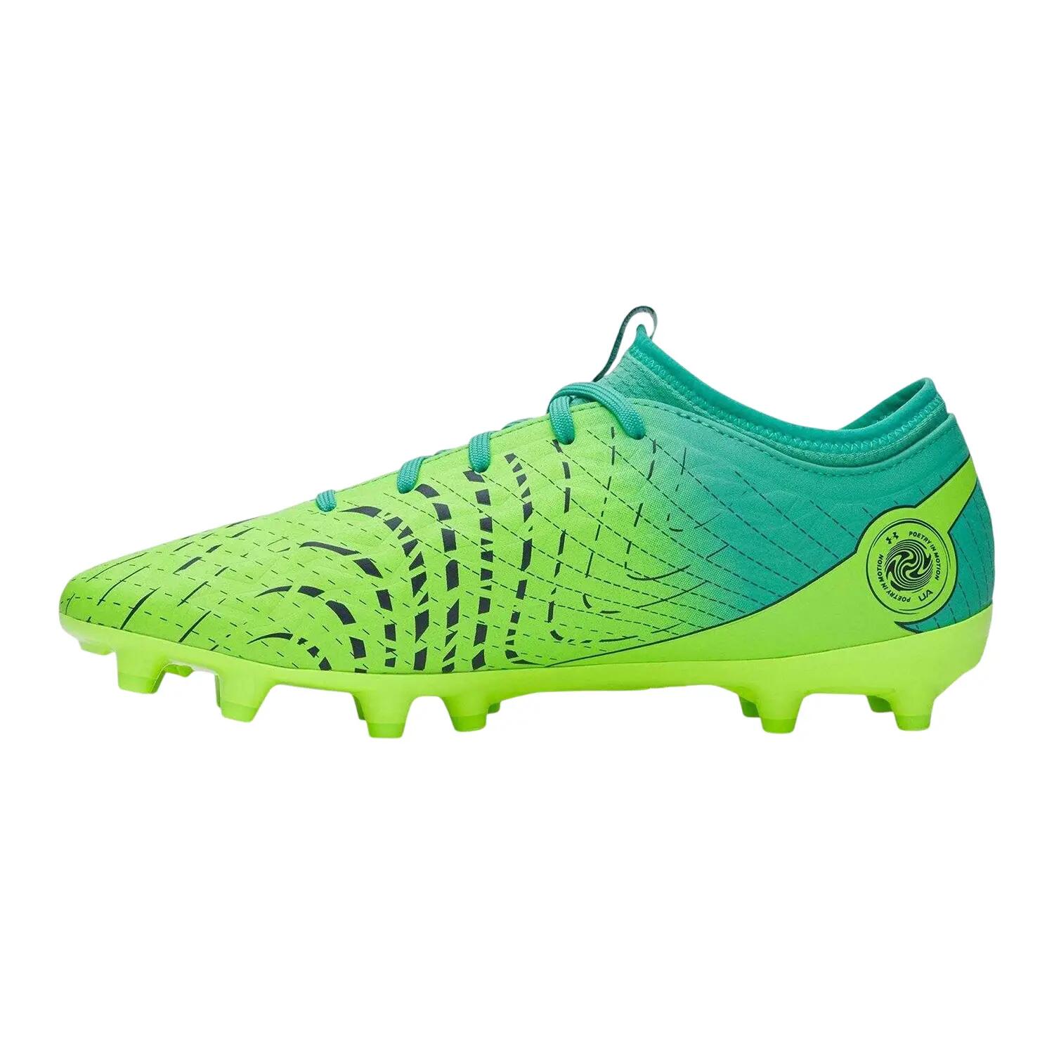 Chaussures De Foot Pour Terrain Ferme MAGNETICO ELITE Homme (Vert / Turquoise 2/5