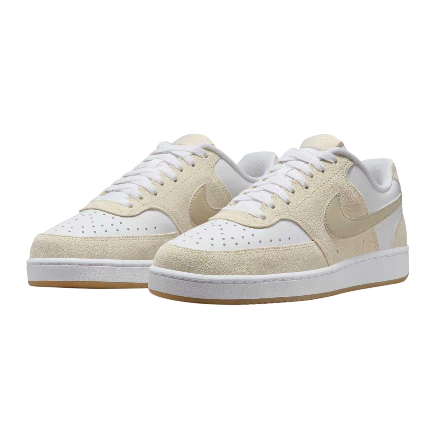 Baskets COURT VISION Femme (Blanc / Beige) 5/5