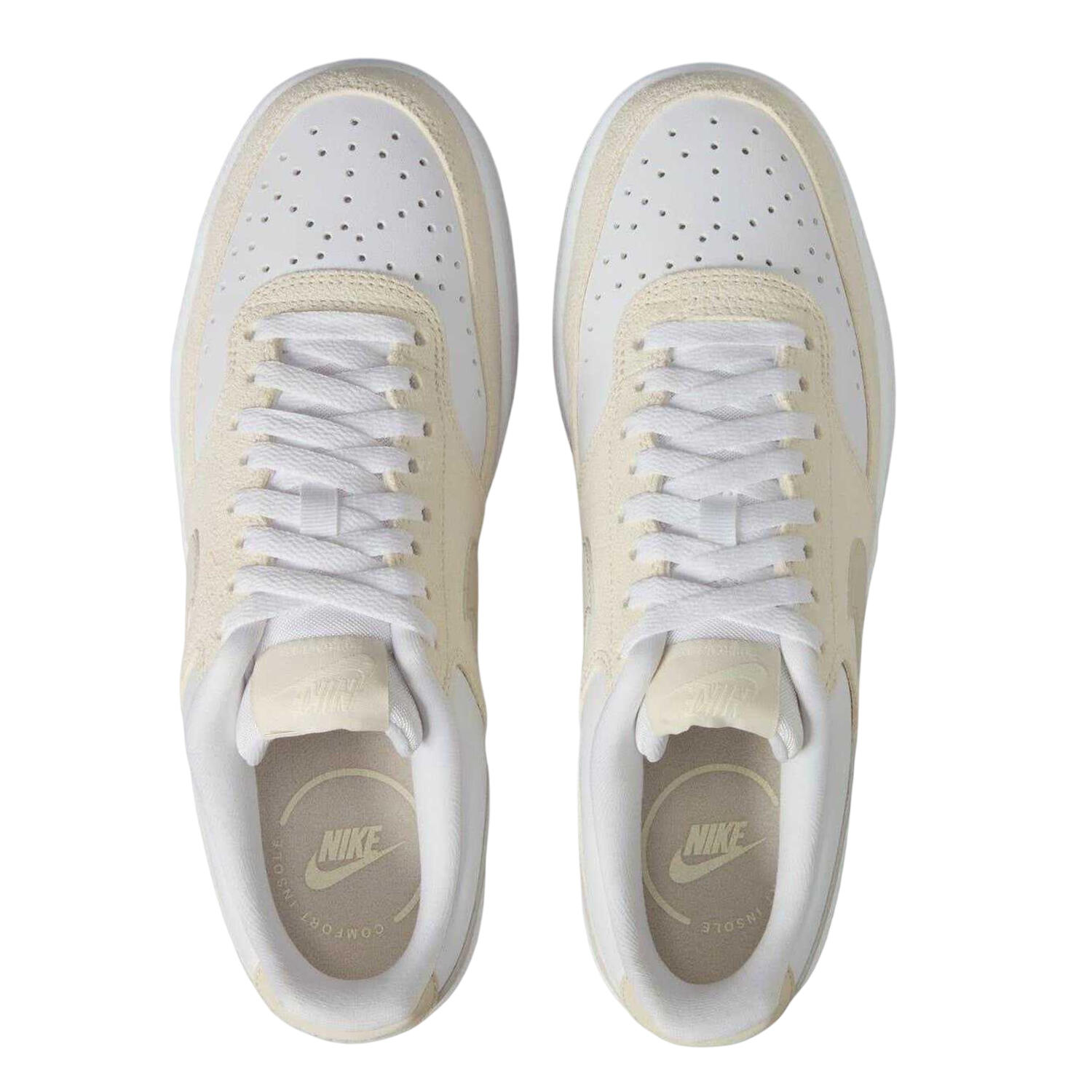 Baskets COURT VISION Femme (Blanc / Beige) 4/5