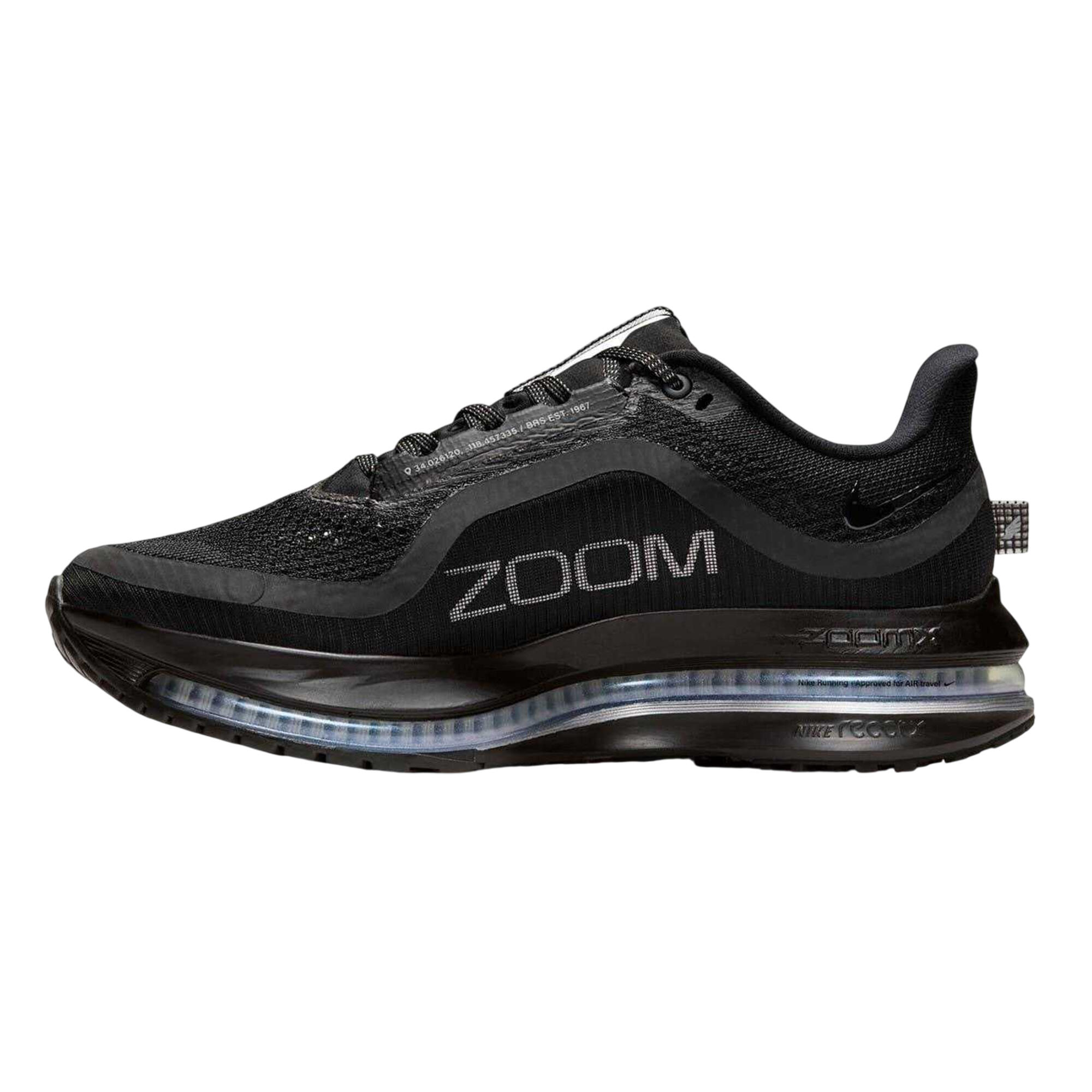Womens/Ladies Premium Trainers (Black) 3/4