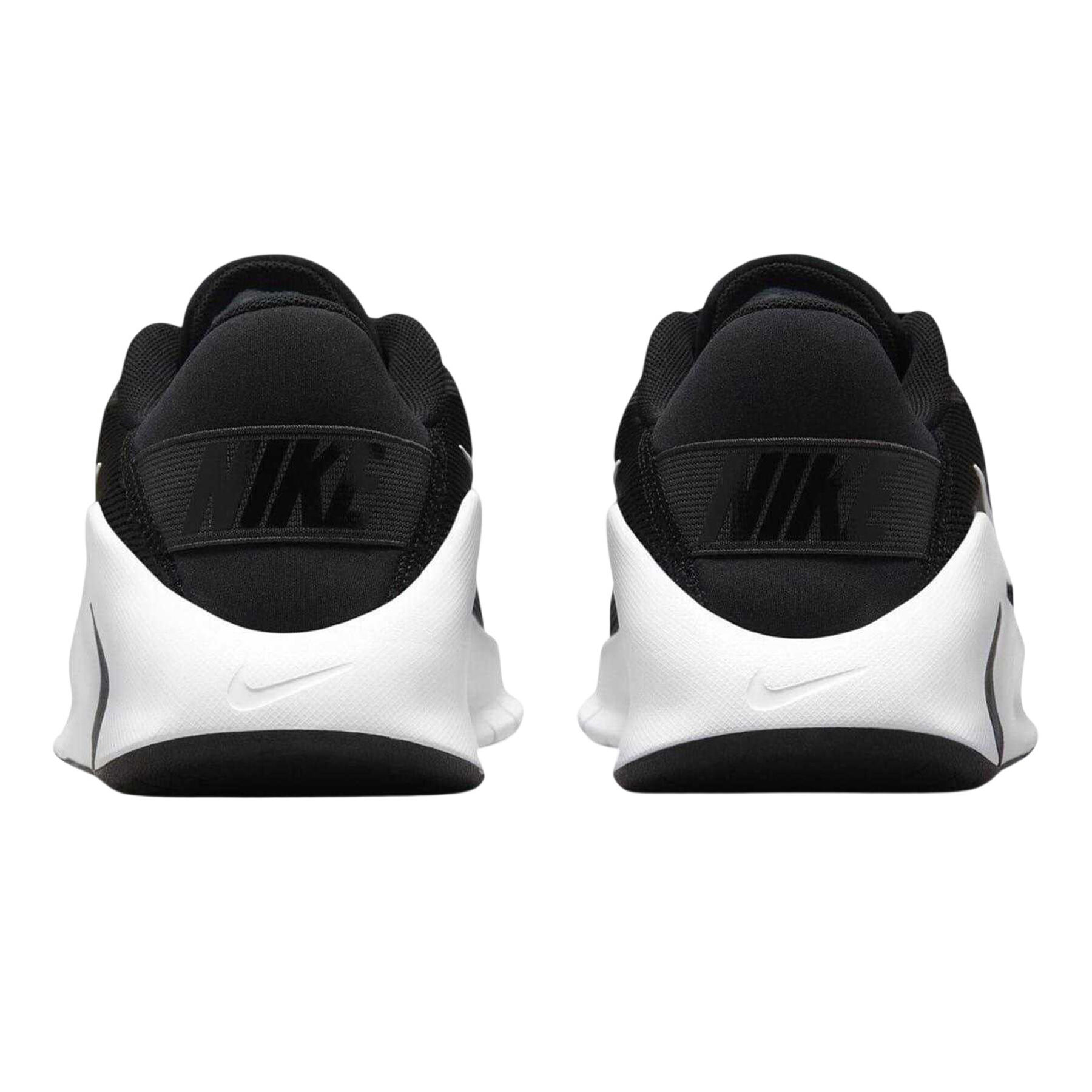 Womens/Ladies Flex Trainers (Black/White) 2/4