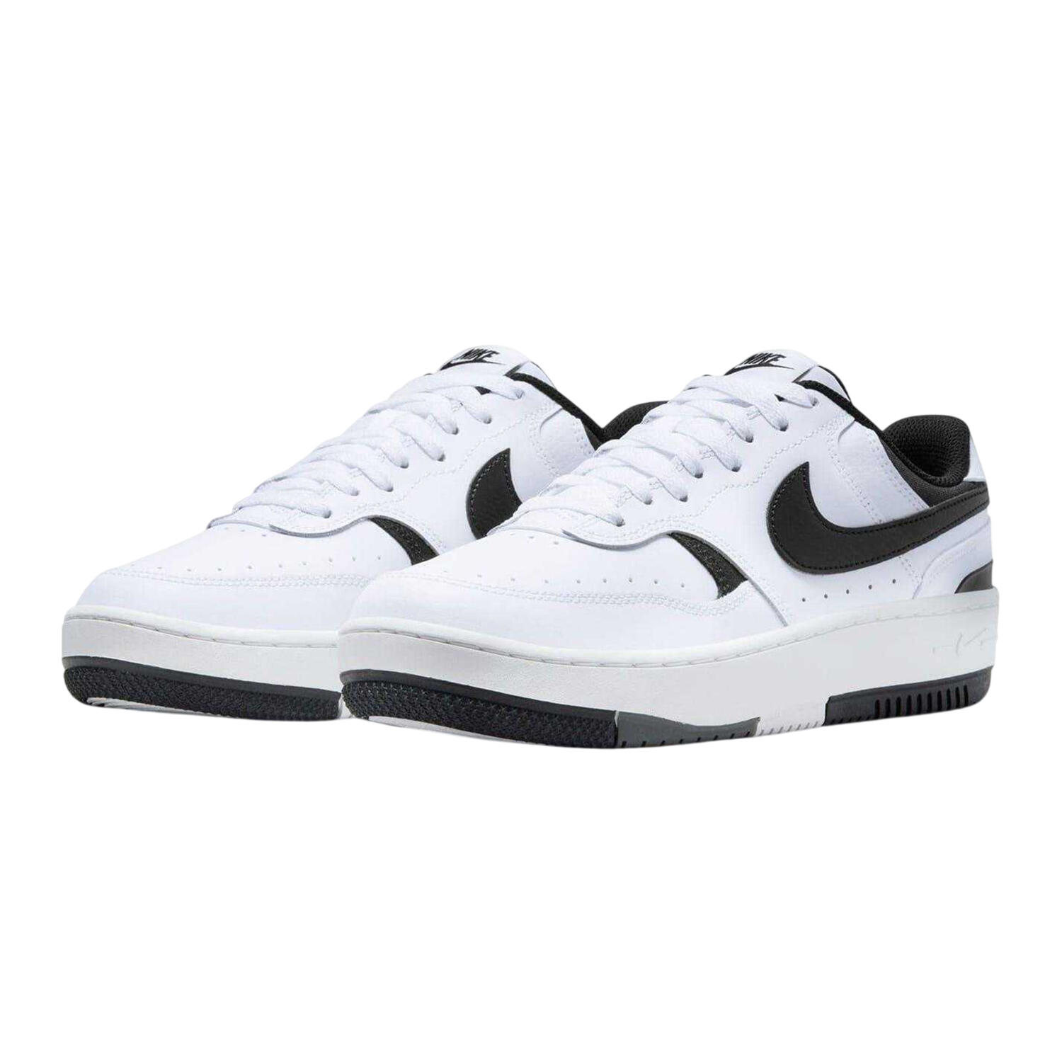 Scarpe Sportive Pelle PiattaformaDonna Nike Gamma Force Bianco Nero 4/4