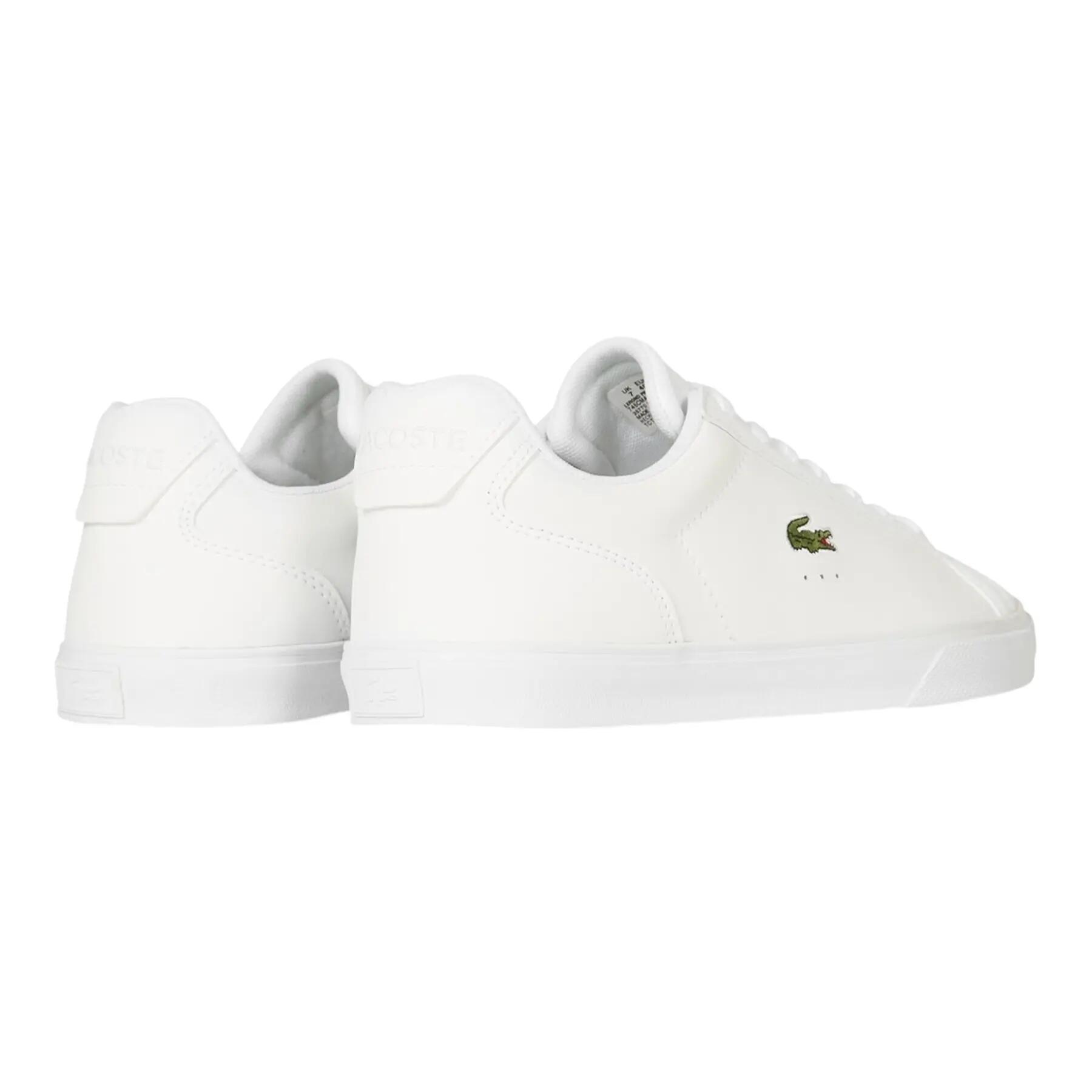 Mens Lerond Pro Logo Leather Trainers (White) 2/4