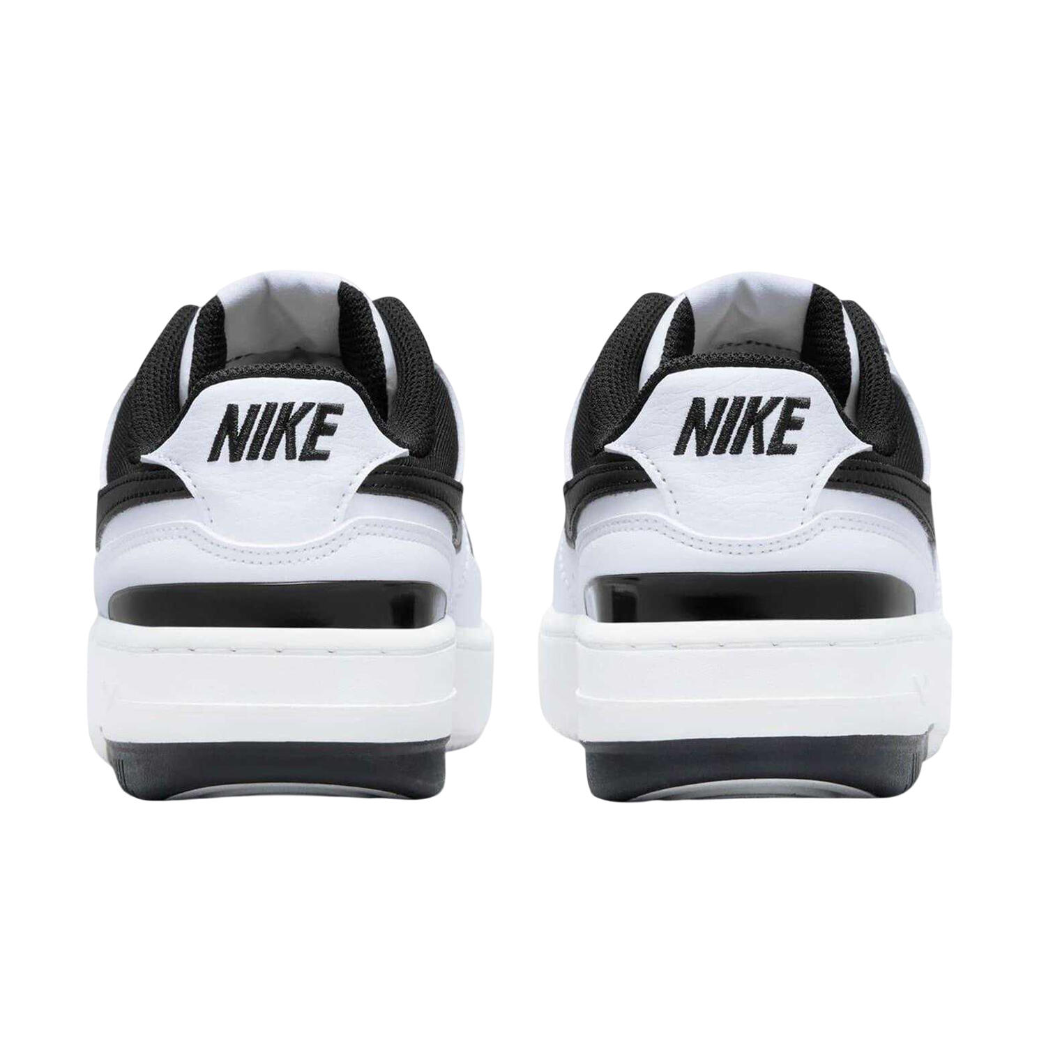 Scarpe Sportive Pelle PiattaformaDonna Nike Gamma Force Bianco Nero 2/4