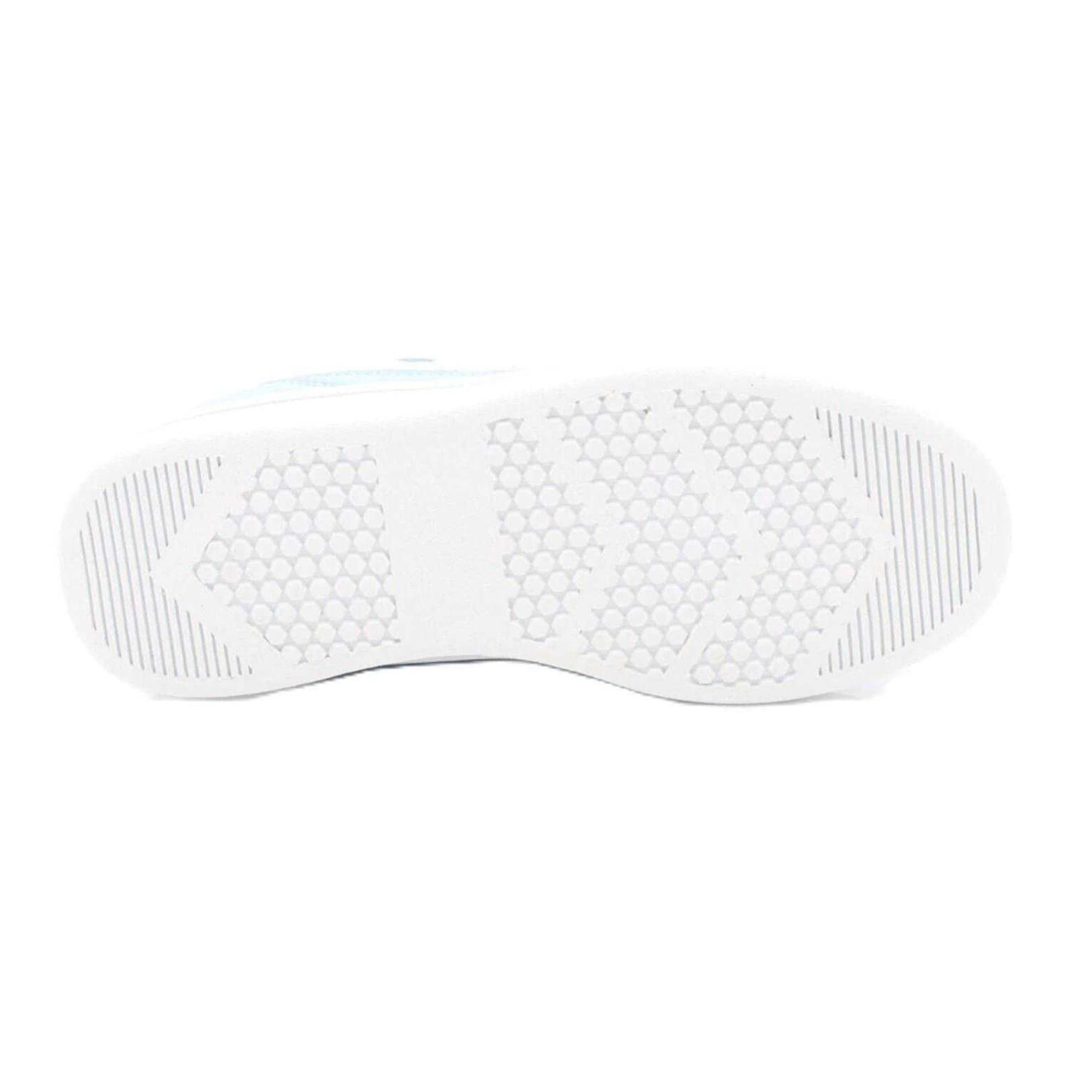"Nole" Athletisch Sneaker für Damen Weiß/Himmelblau Gewaschen 2/4
