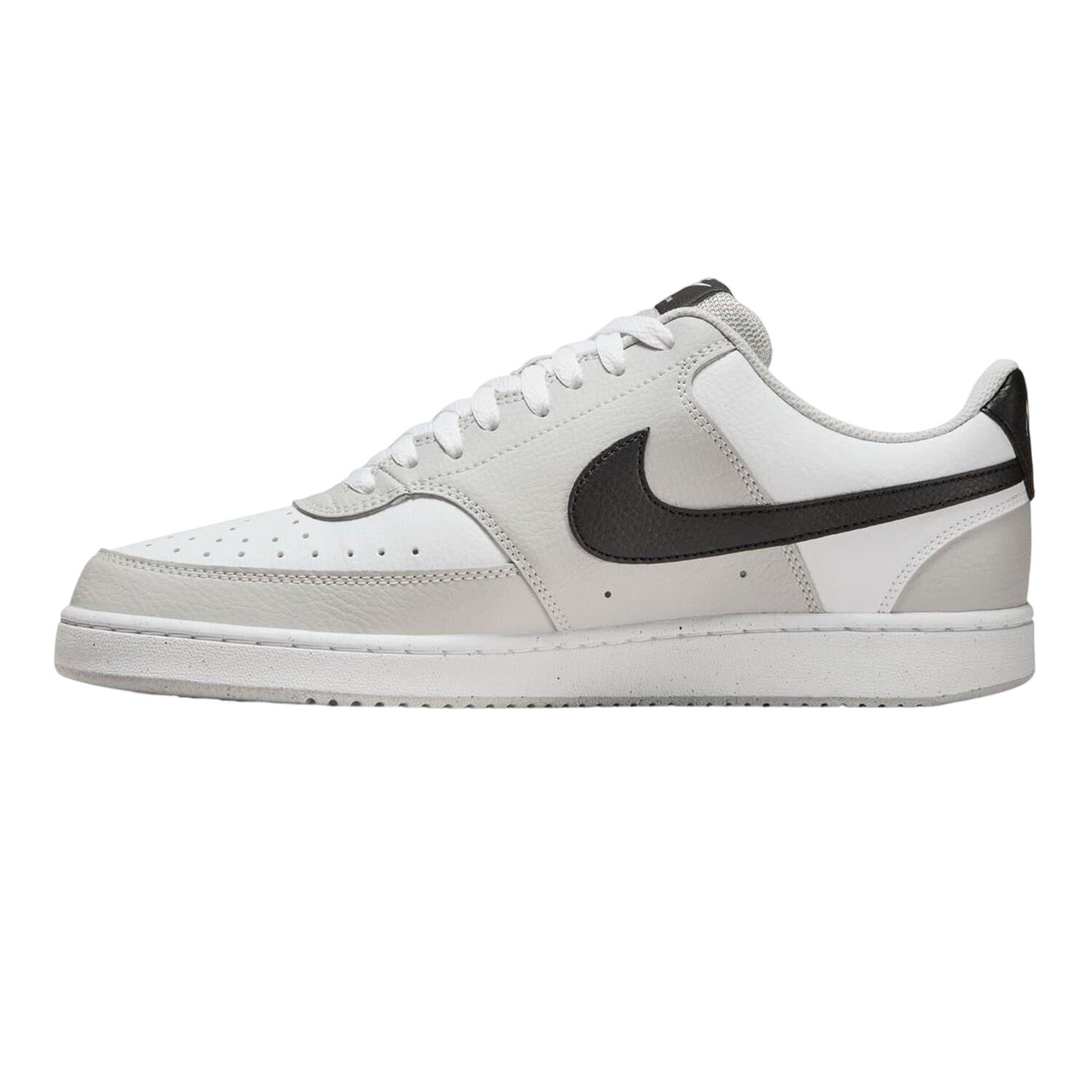 "Vision Low" Sneaker für , Leder Herren Grau/Schwarz/Weiß 3/4