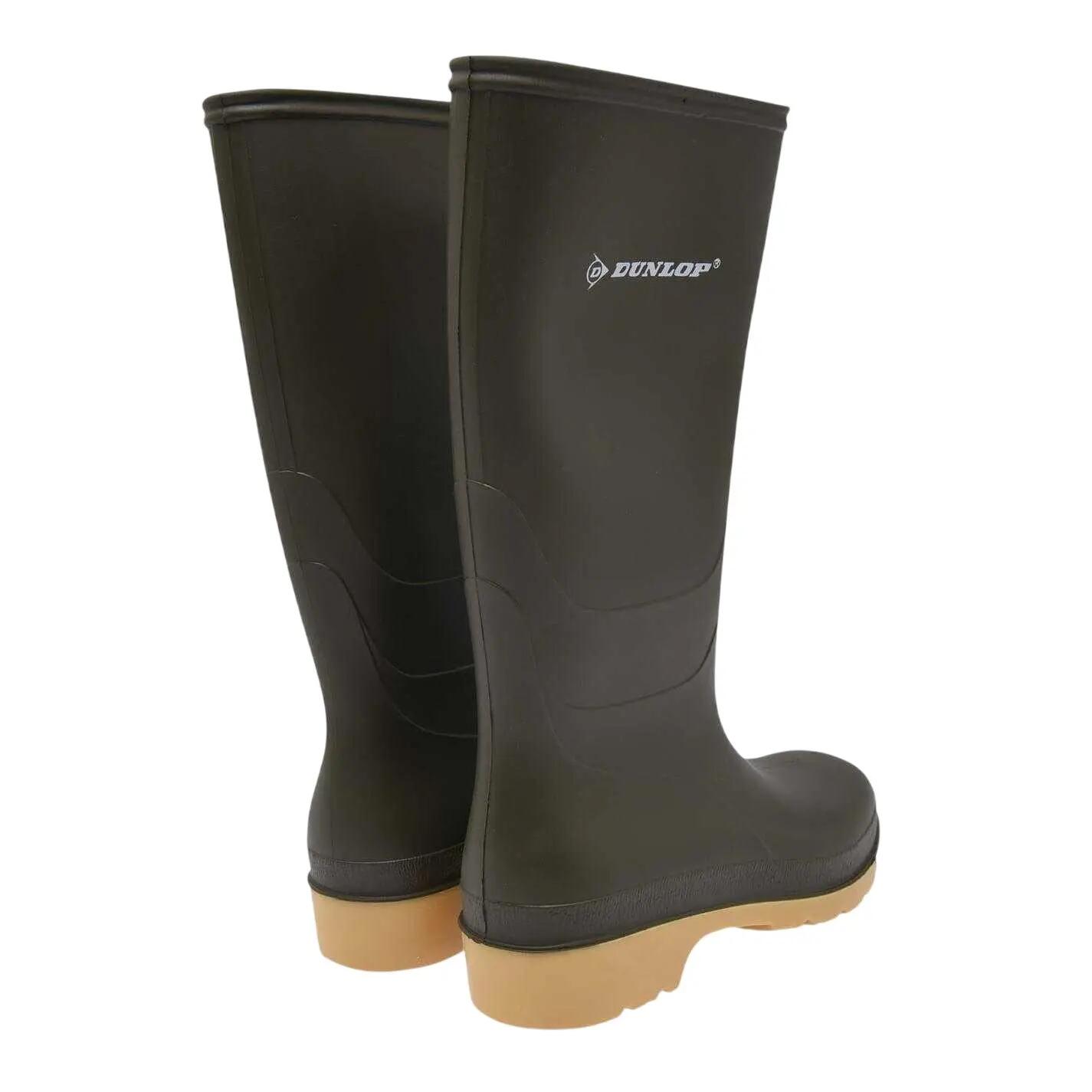 Womens/Ladies Waterproof Wellington Boots (Green) 2/4