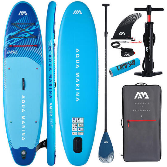 Deska SUP Aqua Marina Vapor 10'4" 2026 + WIOSŁO CARBON PASTEL + BOJKA