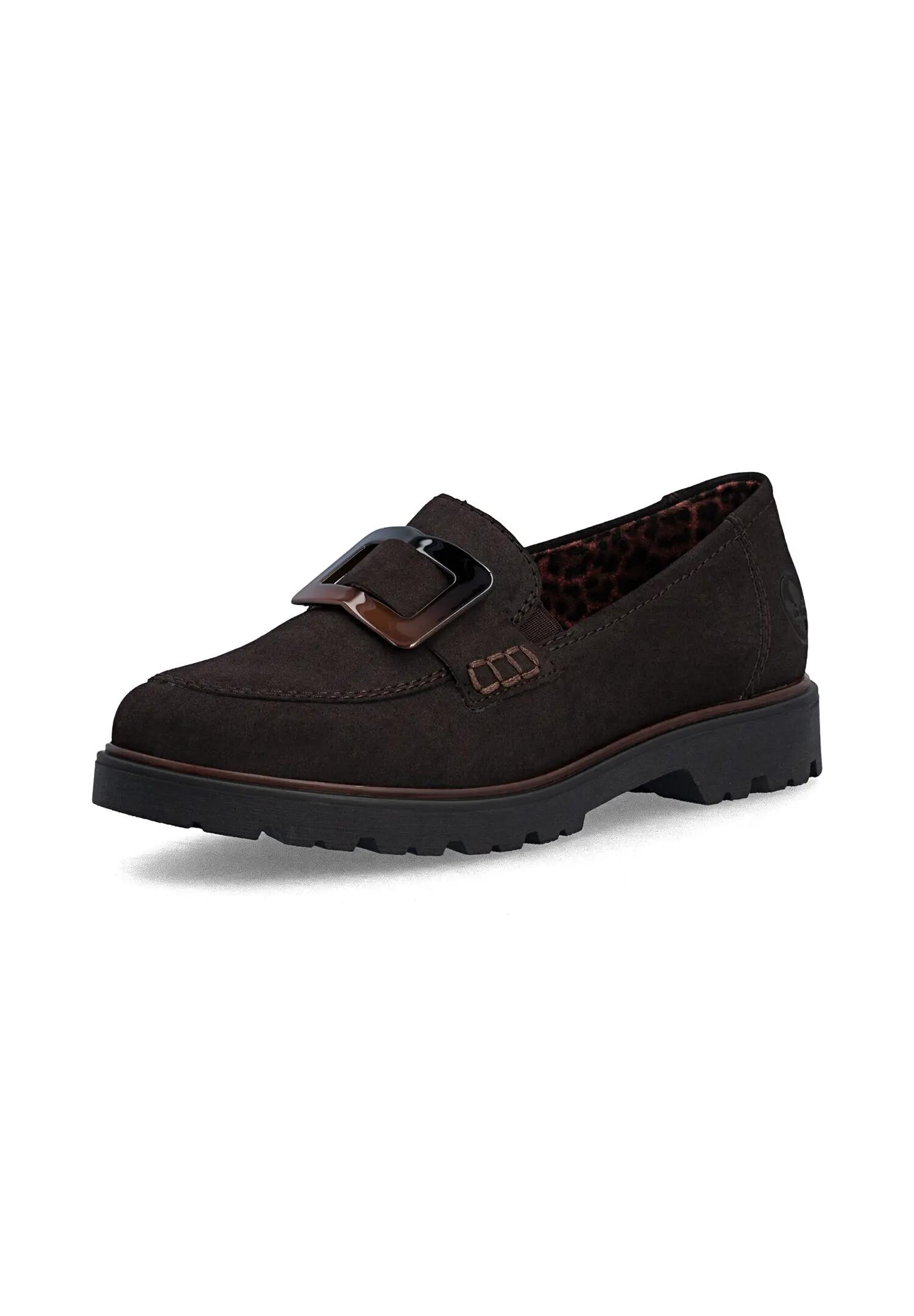 Rieker Damen Loafer Gummizug Light TR 45553-25 Braun 7/7