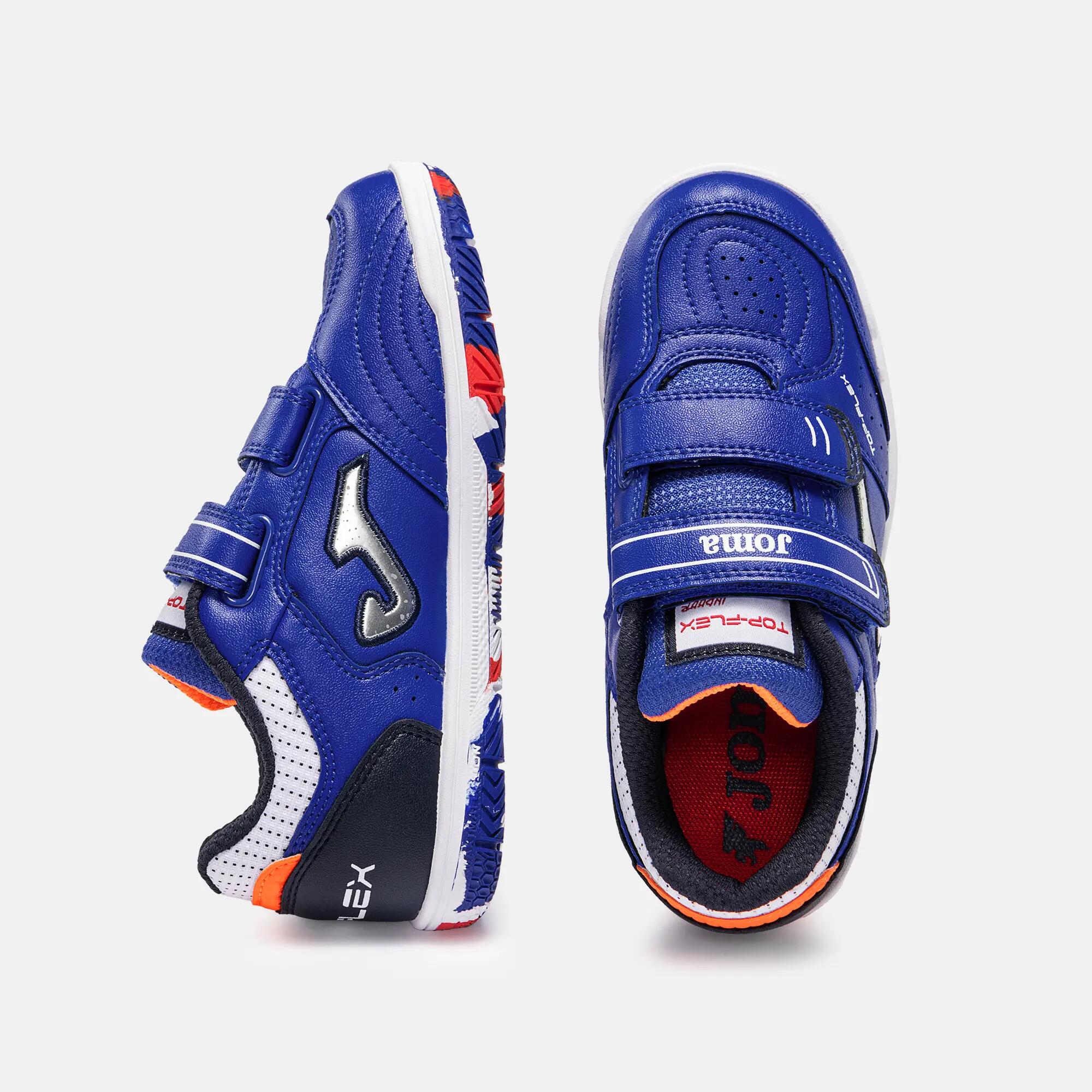 Zapatillas Fútbol Sala Niños Joma Top Flex Jr 26 IN Azul 4/7