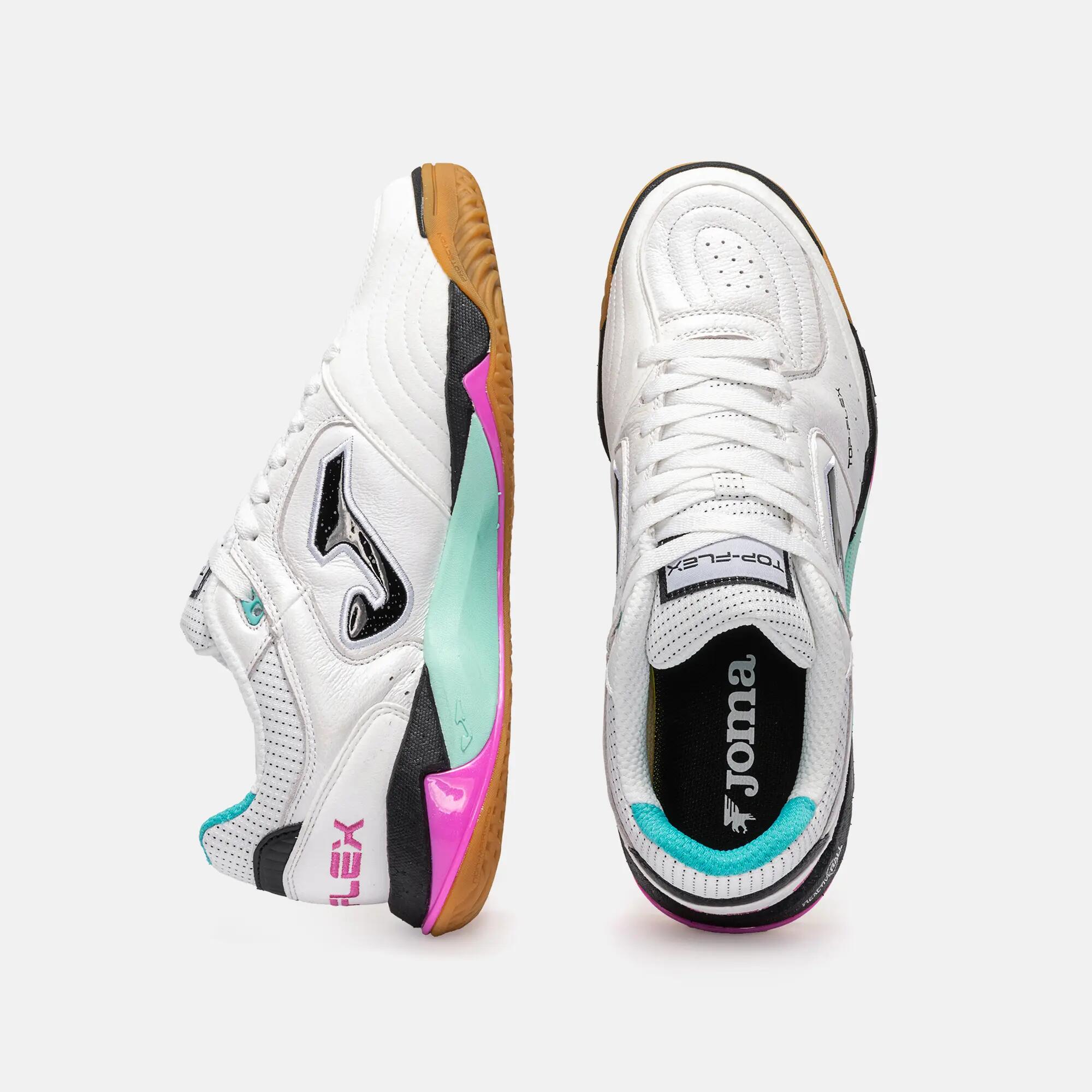 Zapatillas Fútbol Sala Adulto Joma Top Flex Plus 26 IN Blanco 4/5
