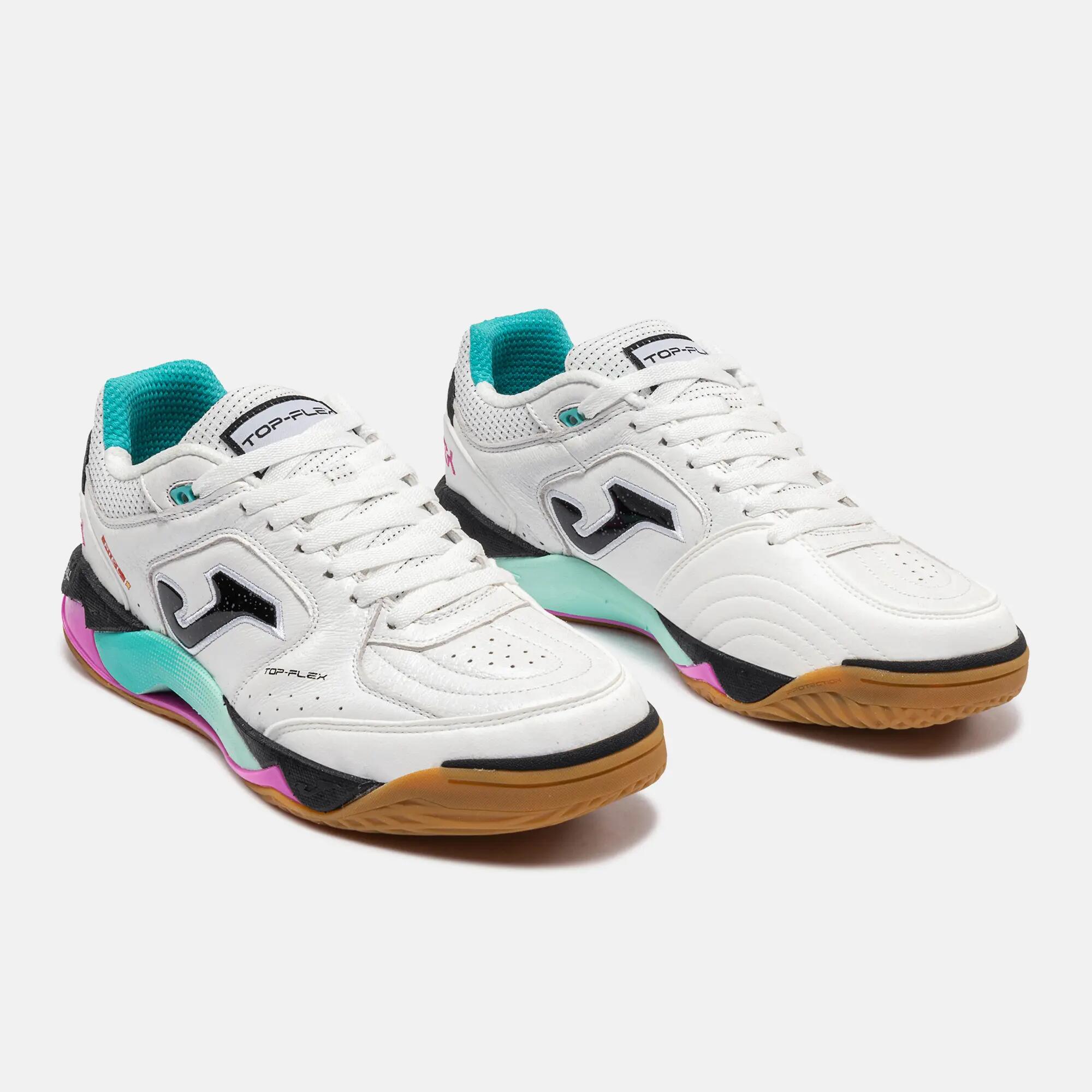 Zapatillas Fútbol Sala Adulto Joma Top Flex Plus 26 IN Blanco 2/5
