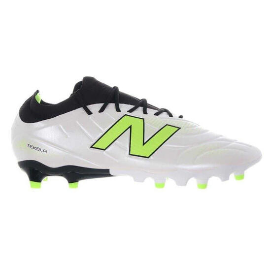 Chaussures De Foot Pour Terrain Ferme TEKELA ACADEMY Homme (Blanc / Vert)