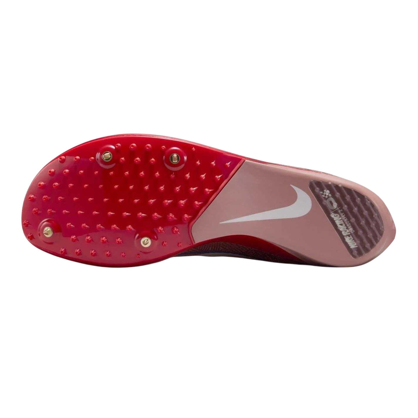 Mens Dragonfly 2 Running Athletic Shoe Spikes (Red) 4/5