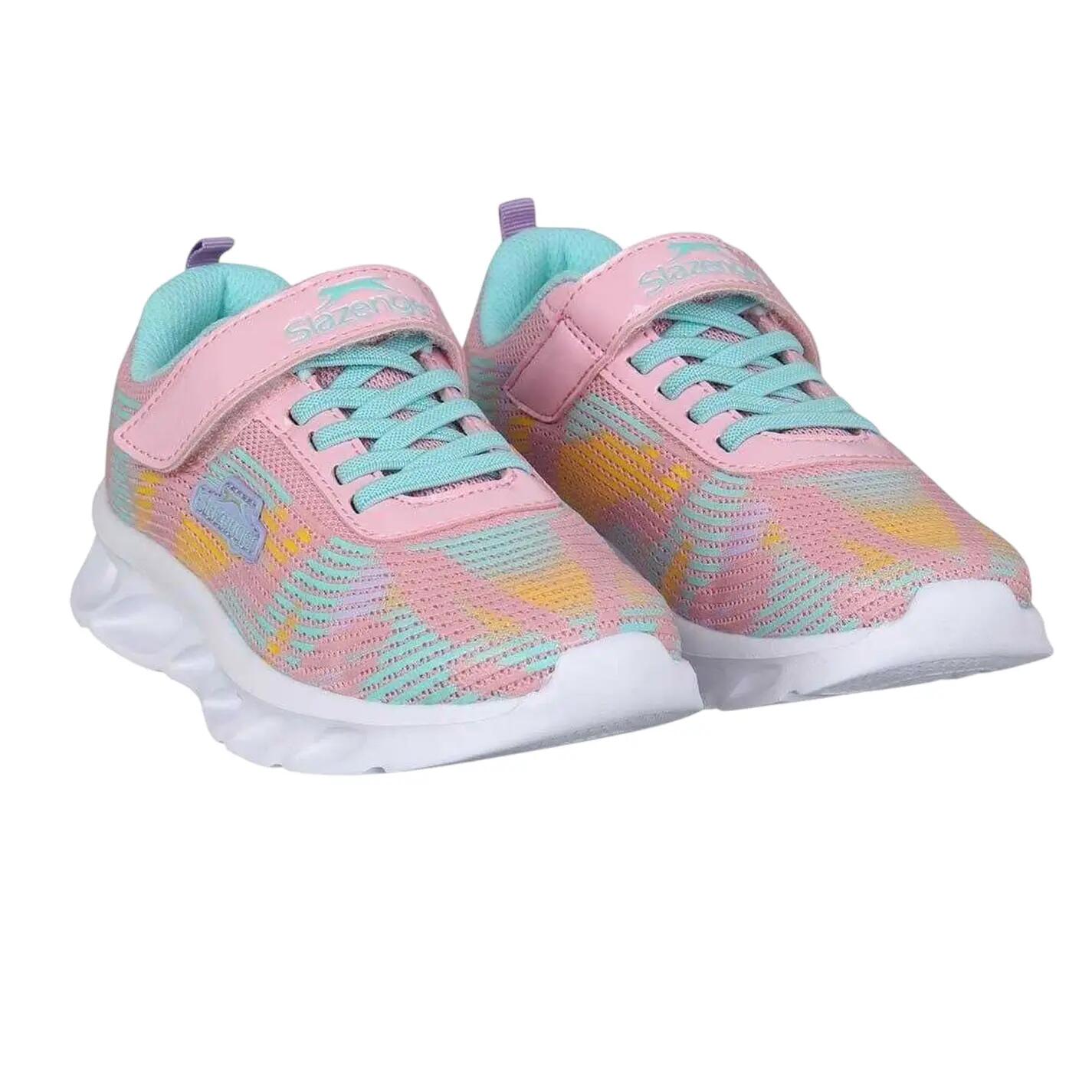 Scarpe Sportive LuminosoBambini Slazenger Alie 2.0 Rosa Multicolore 5/5