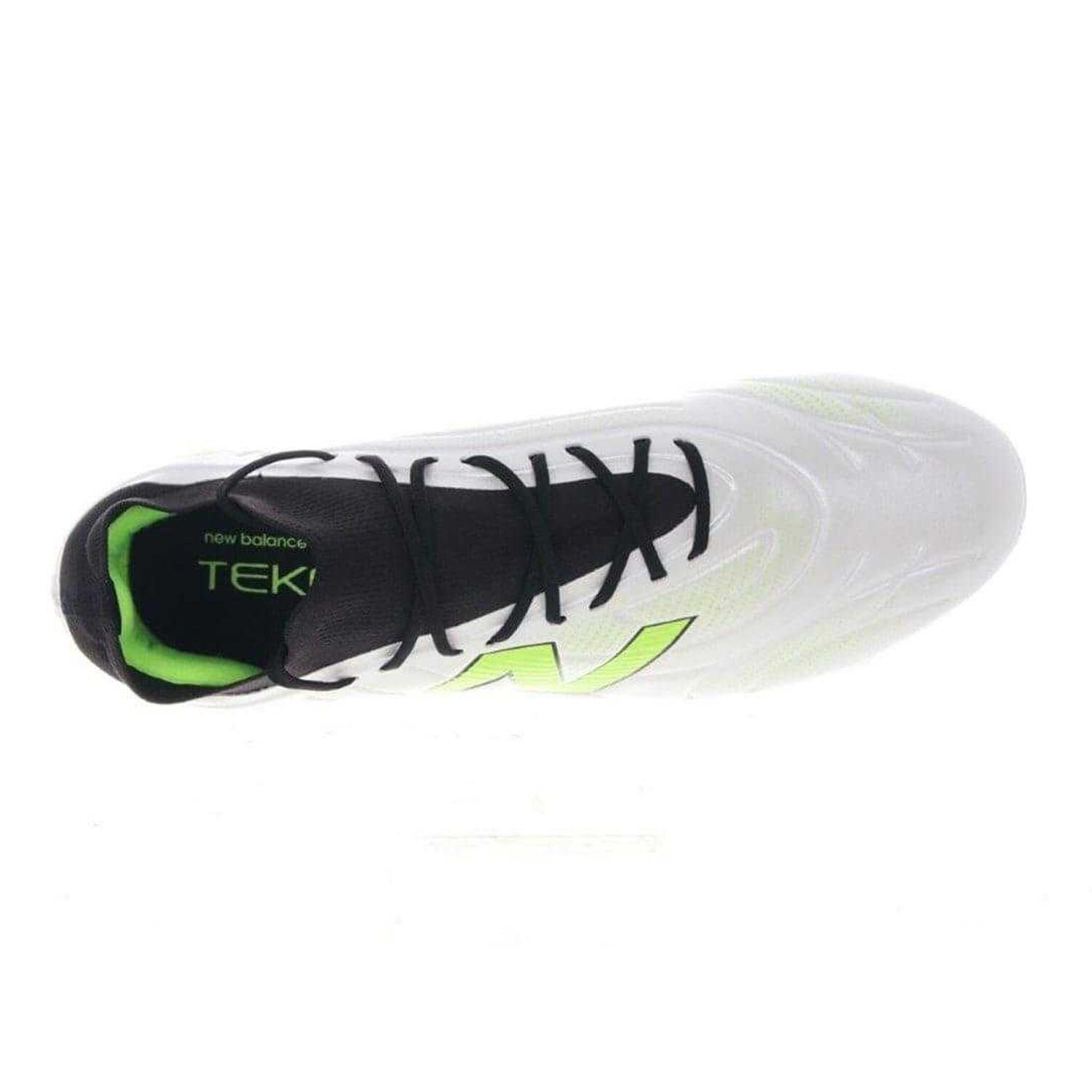 Tekela Academy voetbalschoenen voor heren, voor harde ondergrond (Wit, Groen) 3/5