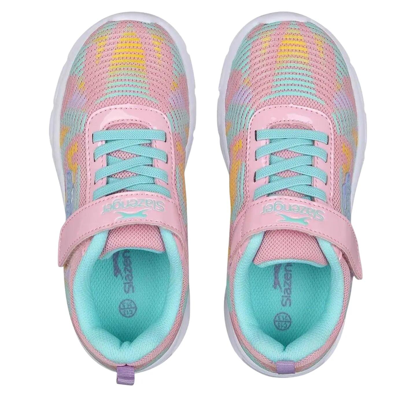 Scarpe Sportive LuminosoBambini Slazenger Alie 2.0 Rosa Multicolore 4/5