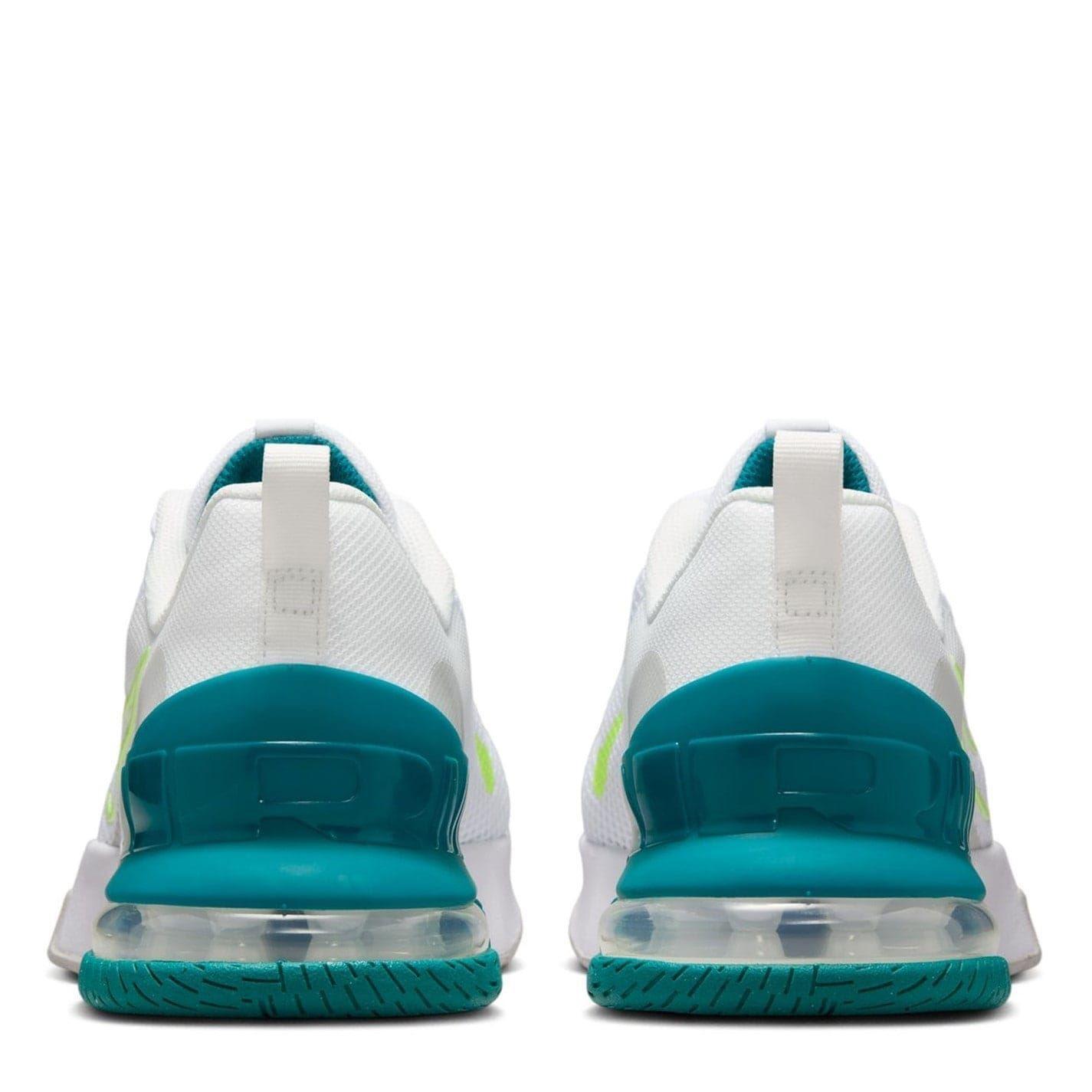 Mens Alpha Air Cushioned Trainers (White/Lime) 5/5