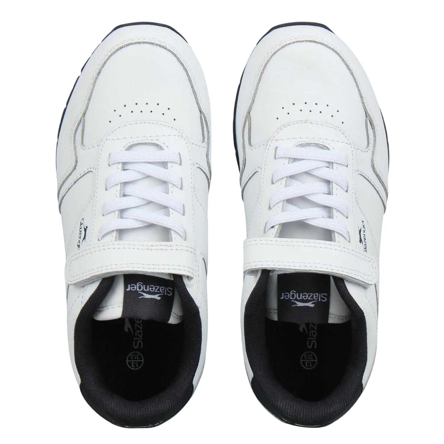 Baskets CLASSIC Enfant (Blanc / Bleu Marine) 3/4