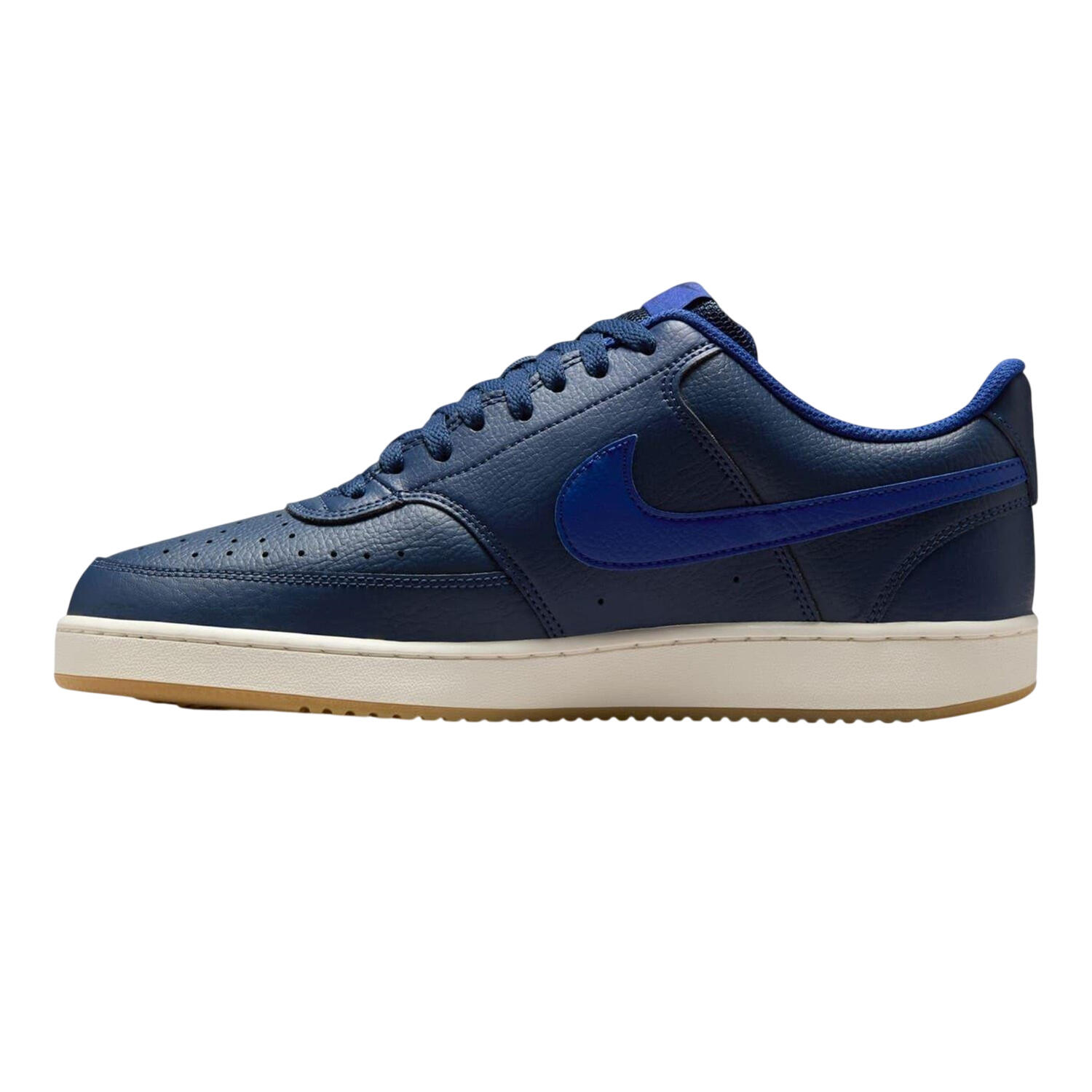 "Vision Low" Sneaker für , Leder Herren Mitternachtsblau/Königsblau 3/4