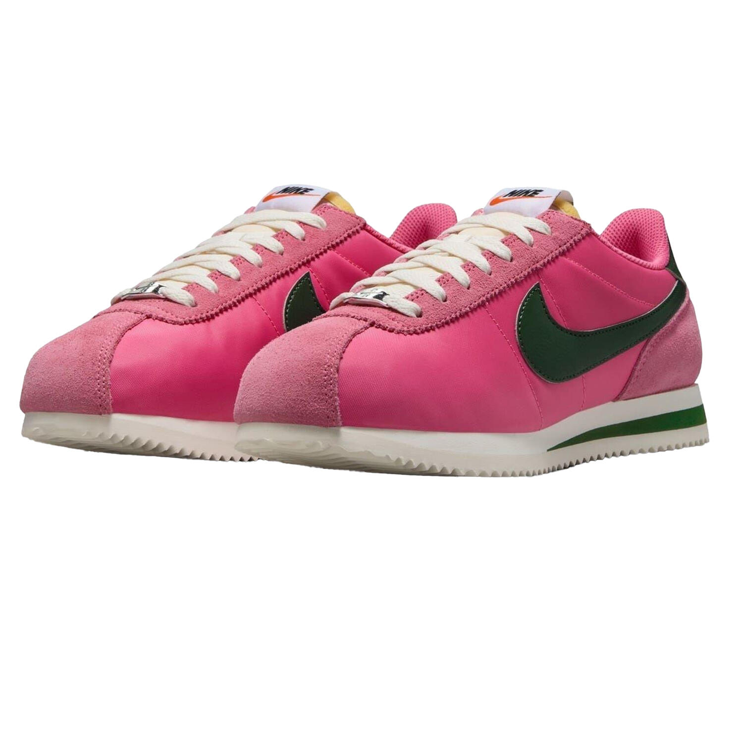 "Cortez" Sneaker für , Wildleder Damen Pink/Grün 4/4