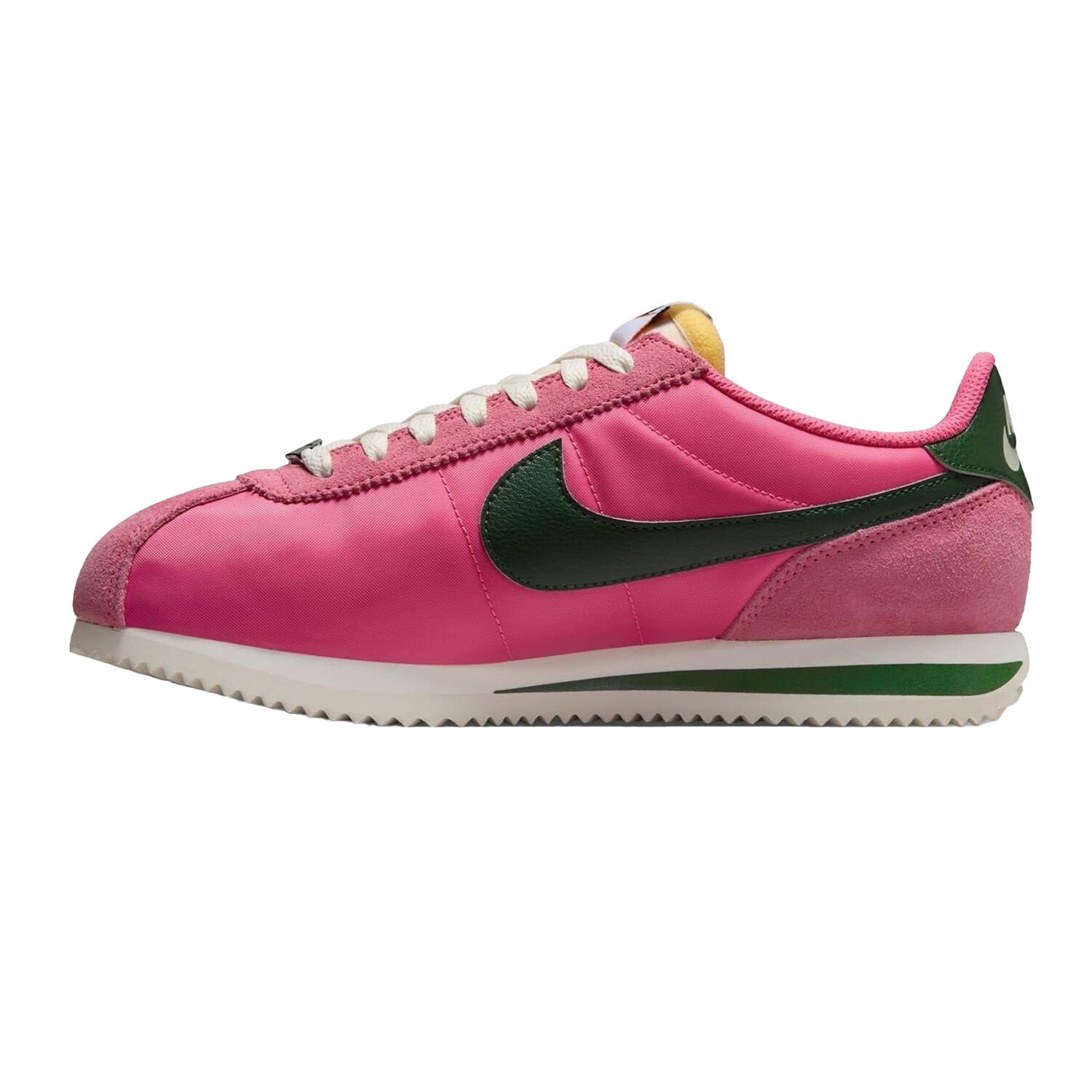 "Cortez" Sneaker für , Wildleder Damen Pink/Grün 3/4