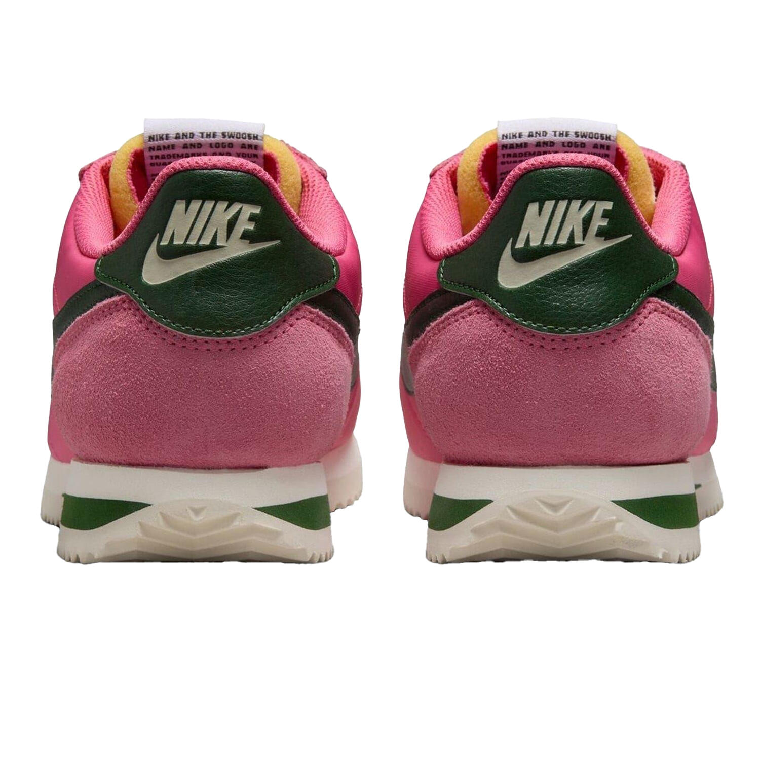 "Cortez" Sneaker für , Wildleder Damen Pink/Grün 2/4