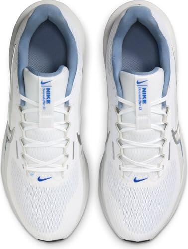 Nike Downshifter 13 Scarpe Da Corsa Uomo in Bianco e Argento Metallizzato 5/6